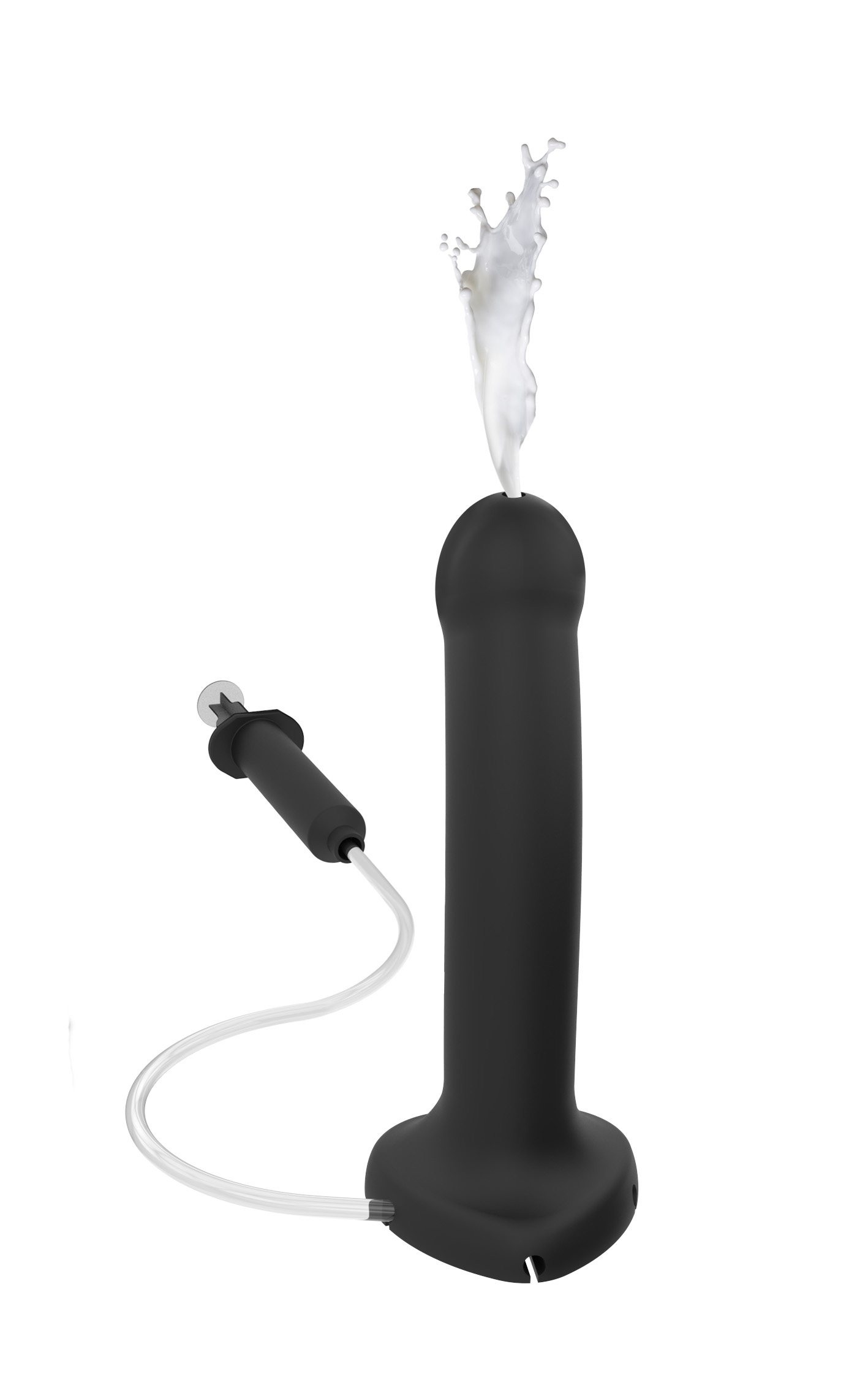 Strap-on-me Silicone Cum Dildo black L