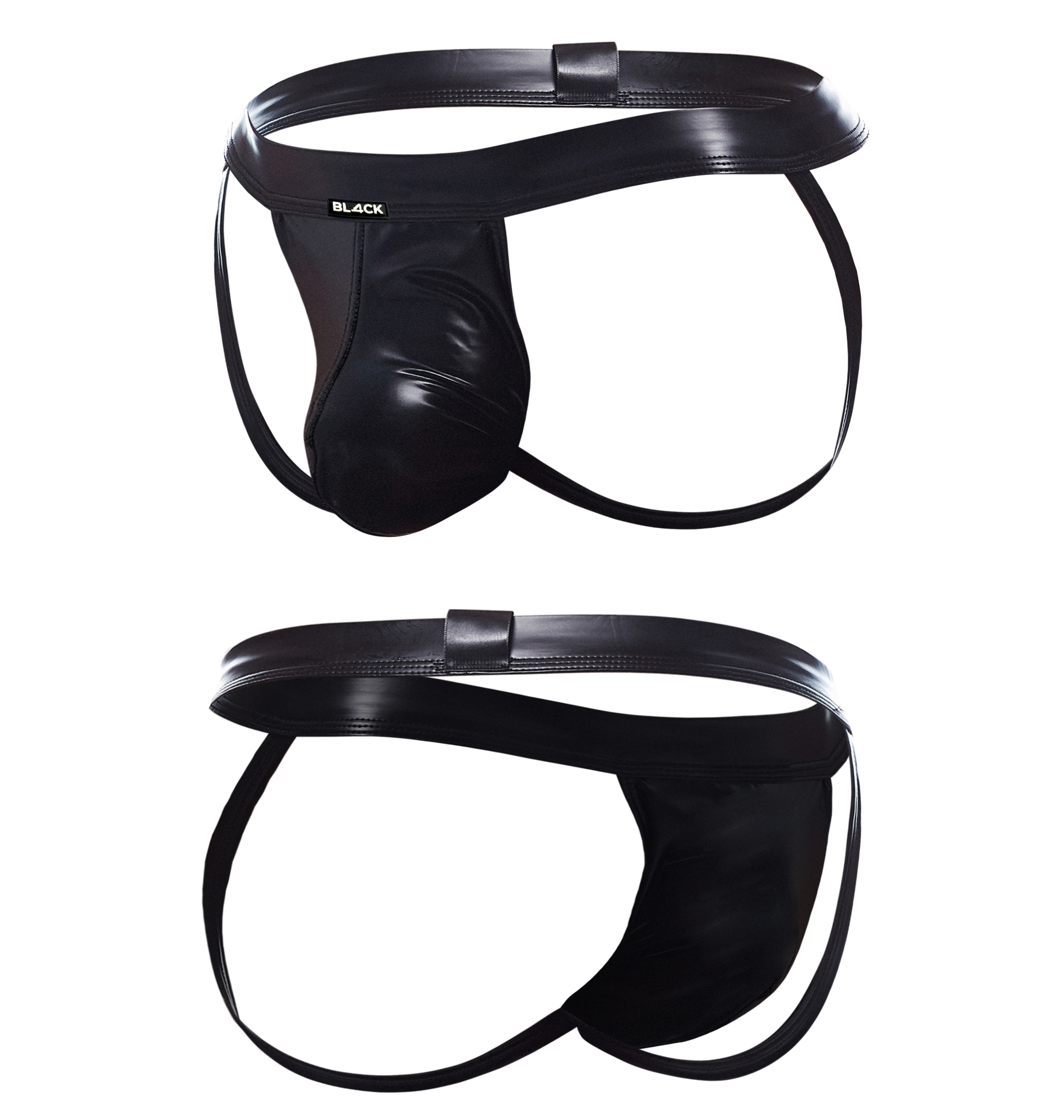 C4M Ergonomic Black Jockstrap M