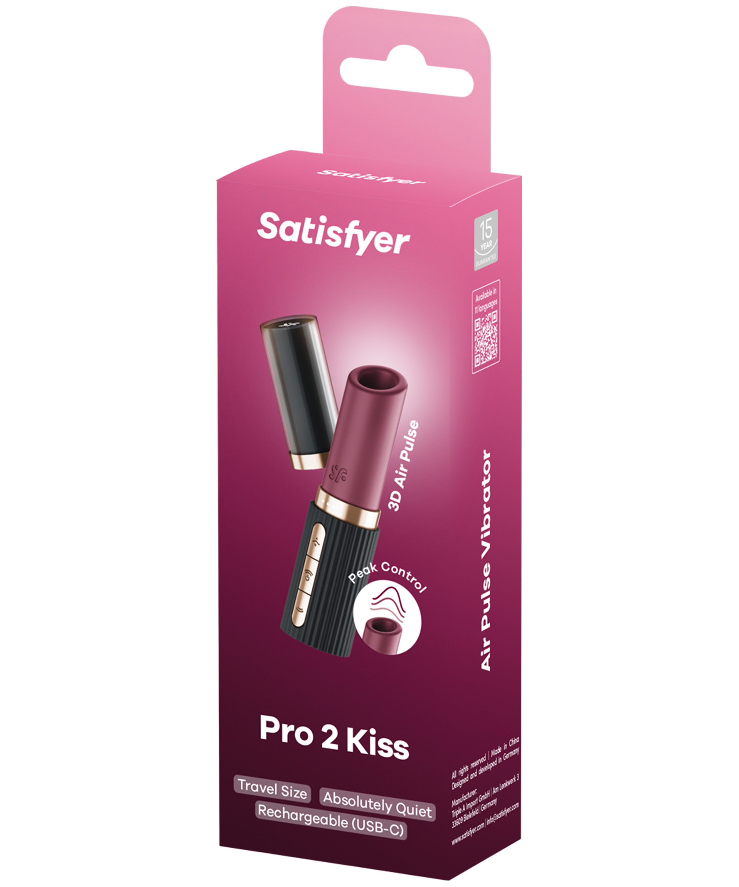 SATISFYER Pro 2 Kiss black