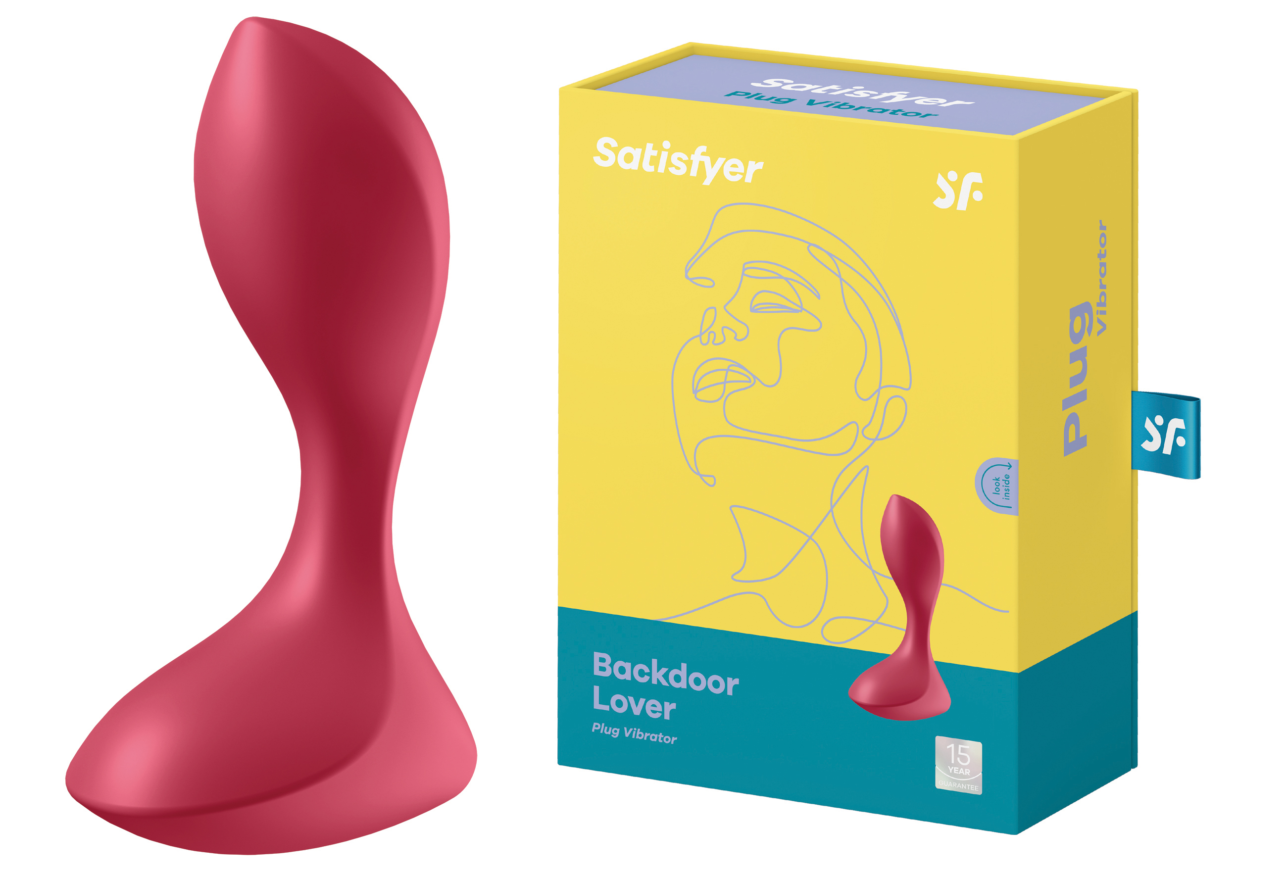 SATISFYER Backdoor Lover red