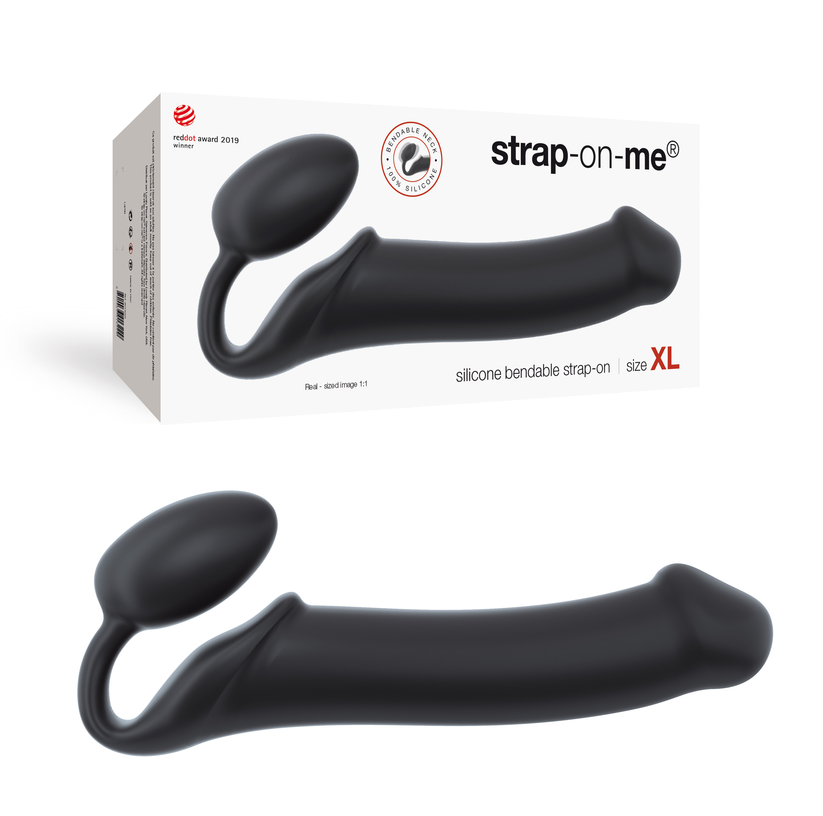 Strap-on-me Bendable Strap-on black XL