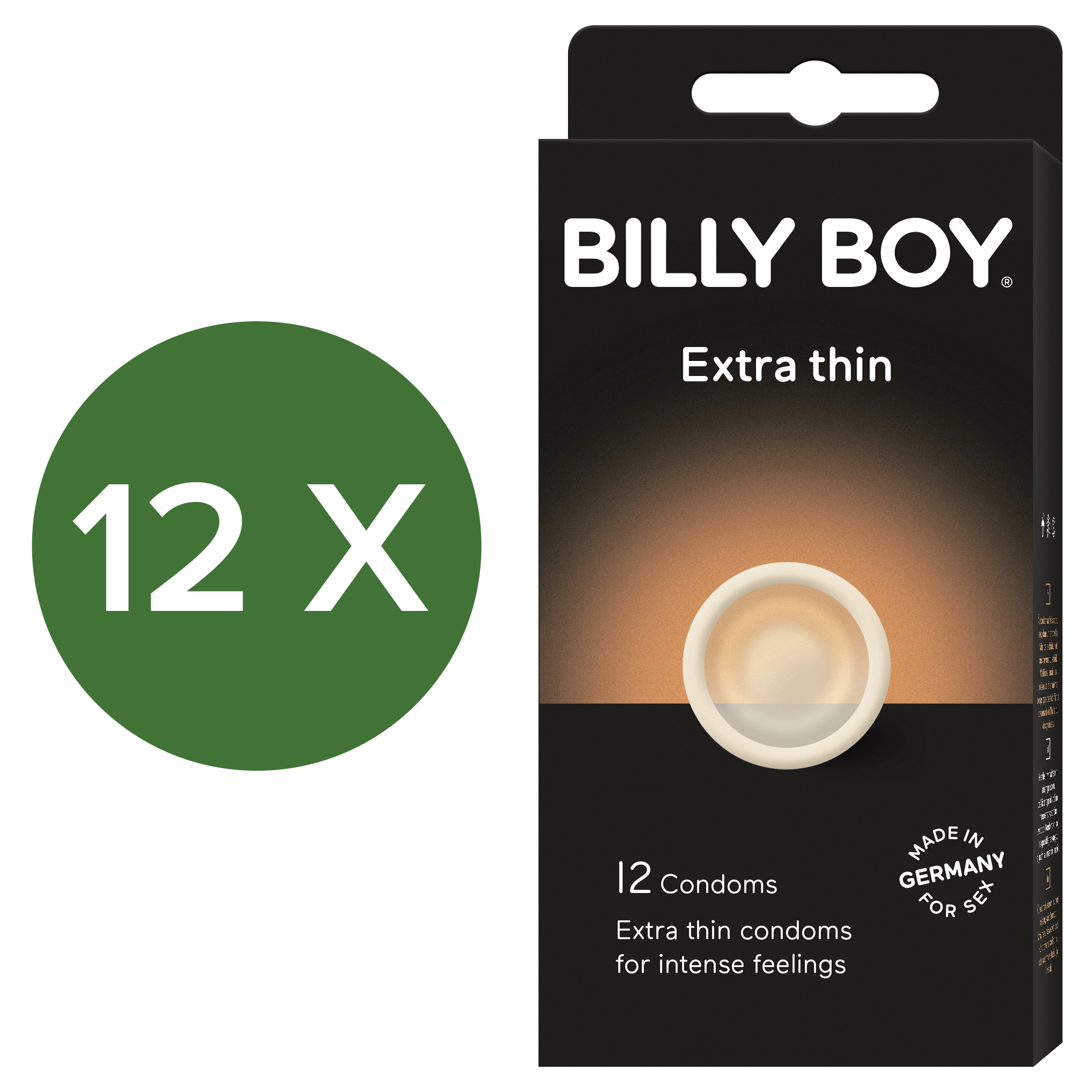 BILLY BOY EXTRA THIN 12 X 12 PCS (MHD 2028-03)