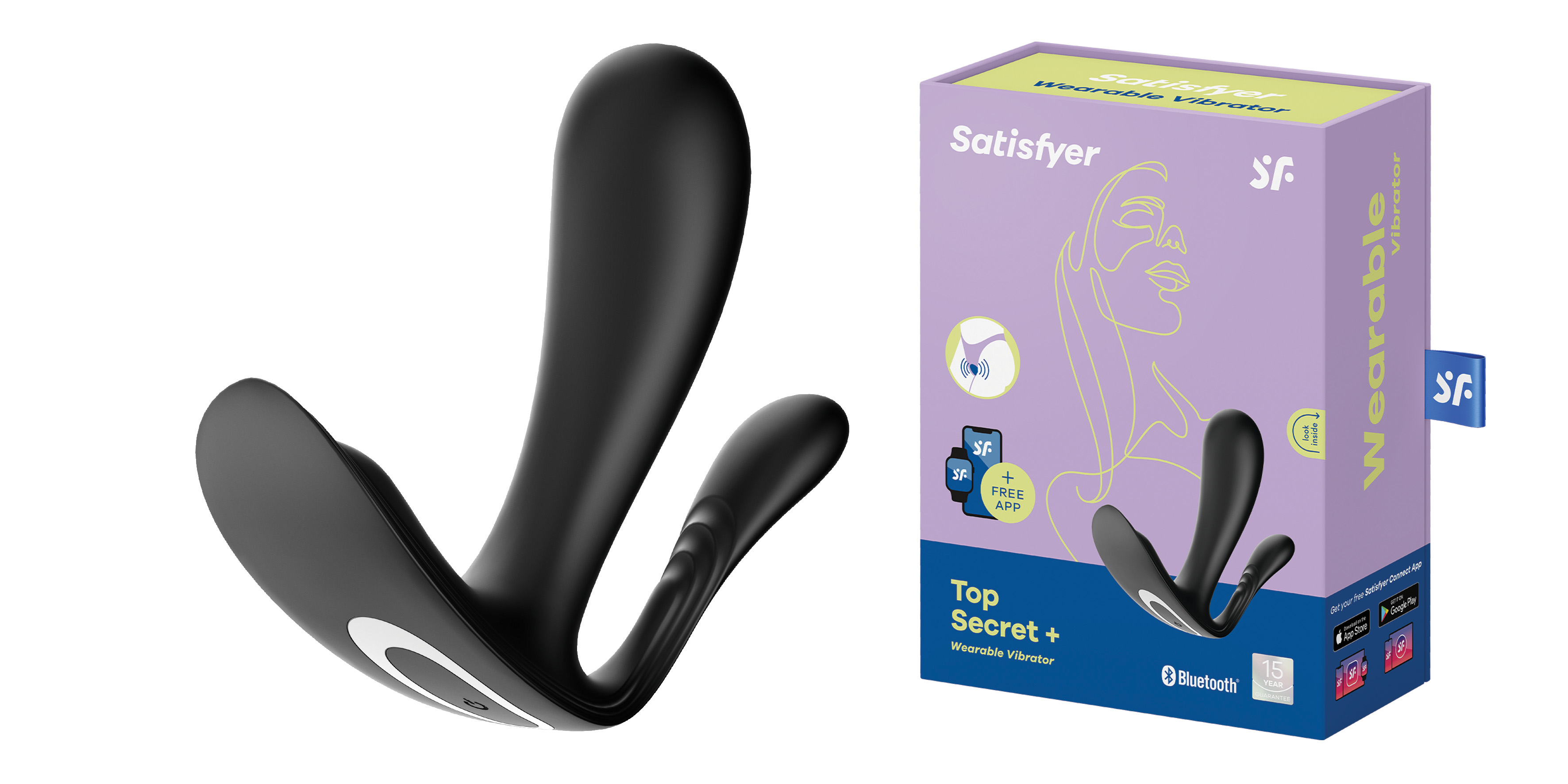 SATISFYER Top Secret + Vibrator black