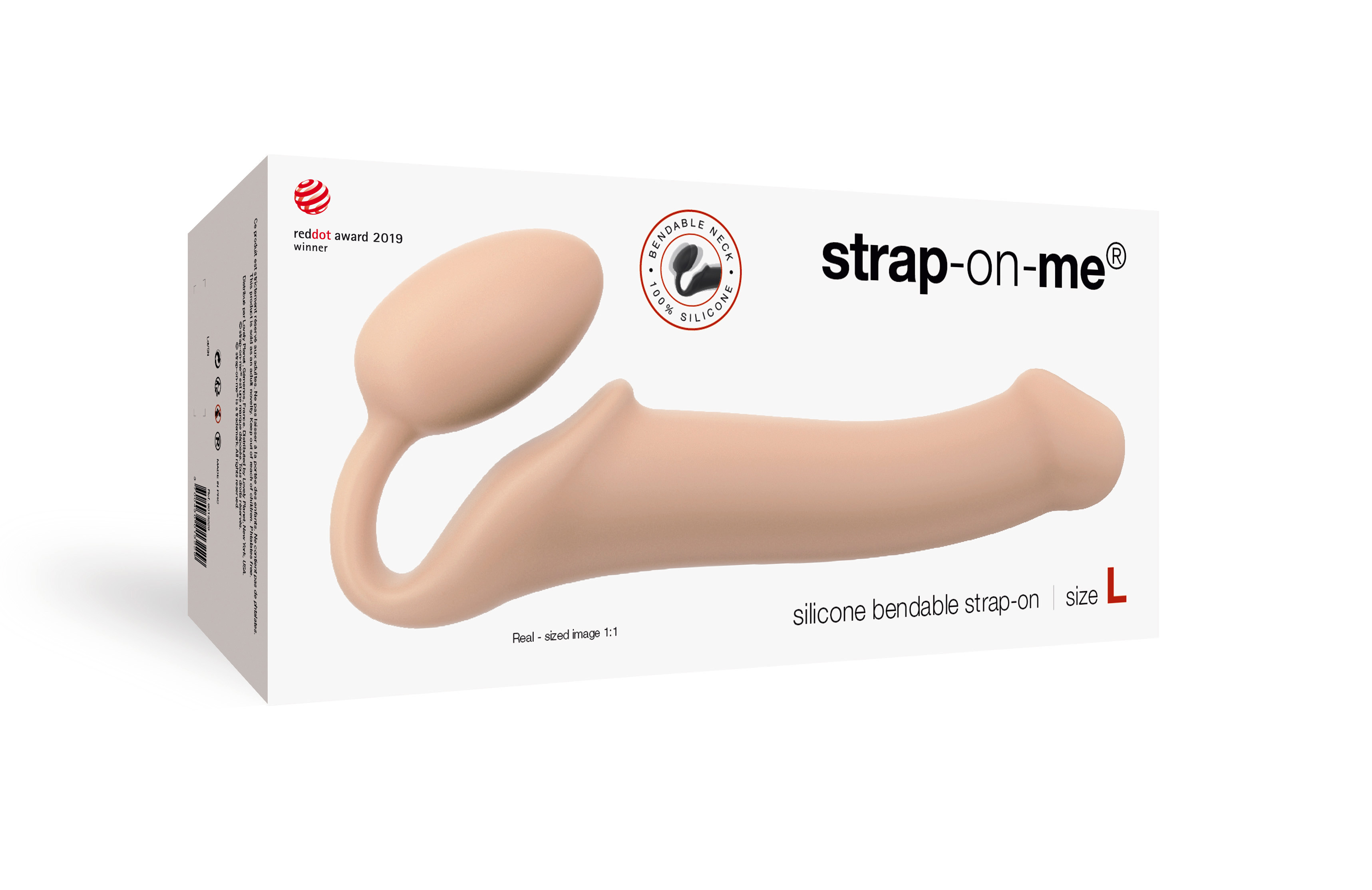 Strap-on-me Bendable Strap-on flesh L