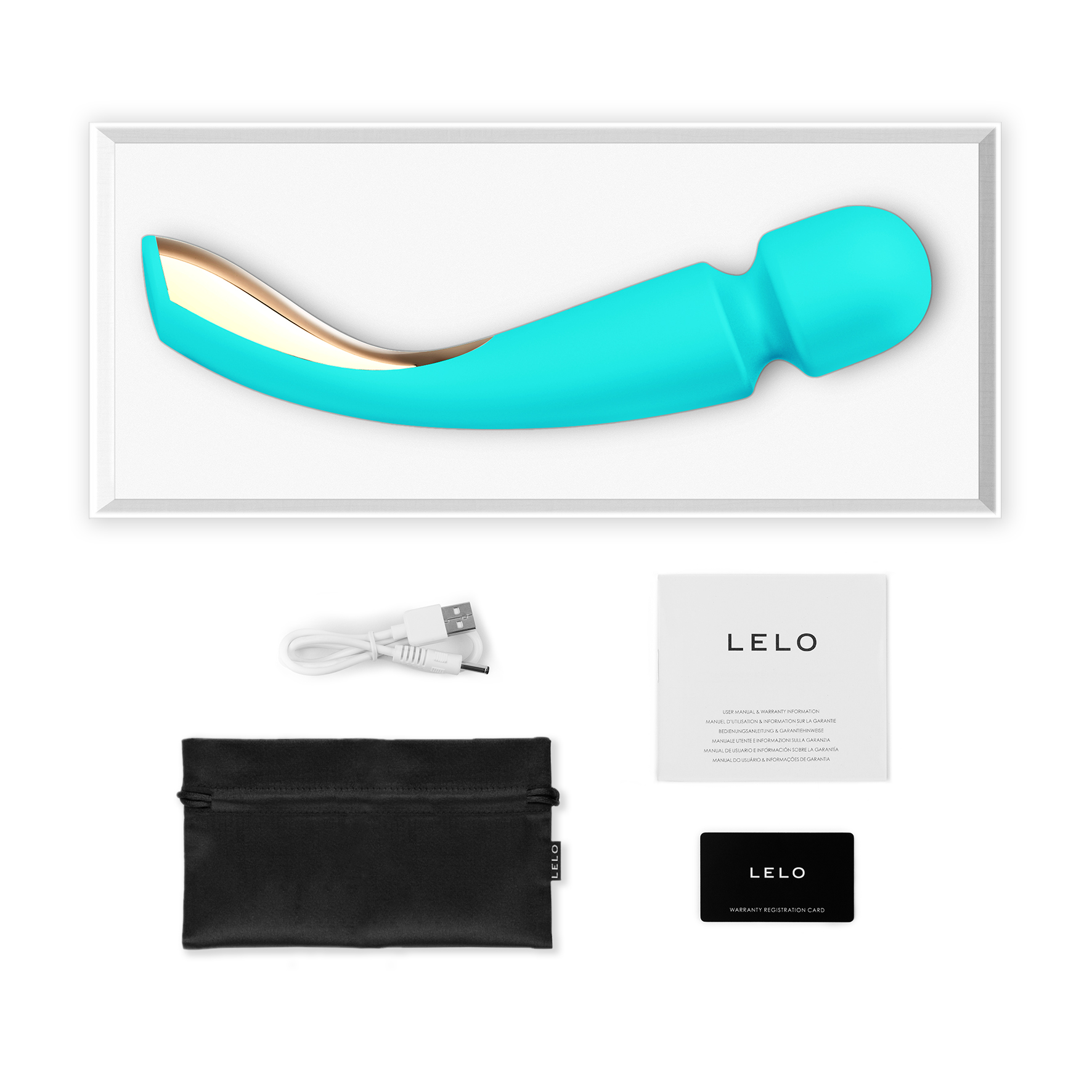 LELO Smart Wand 2 Large - Aqua