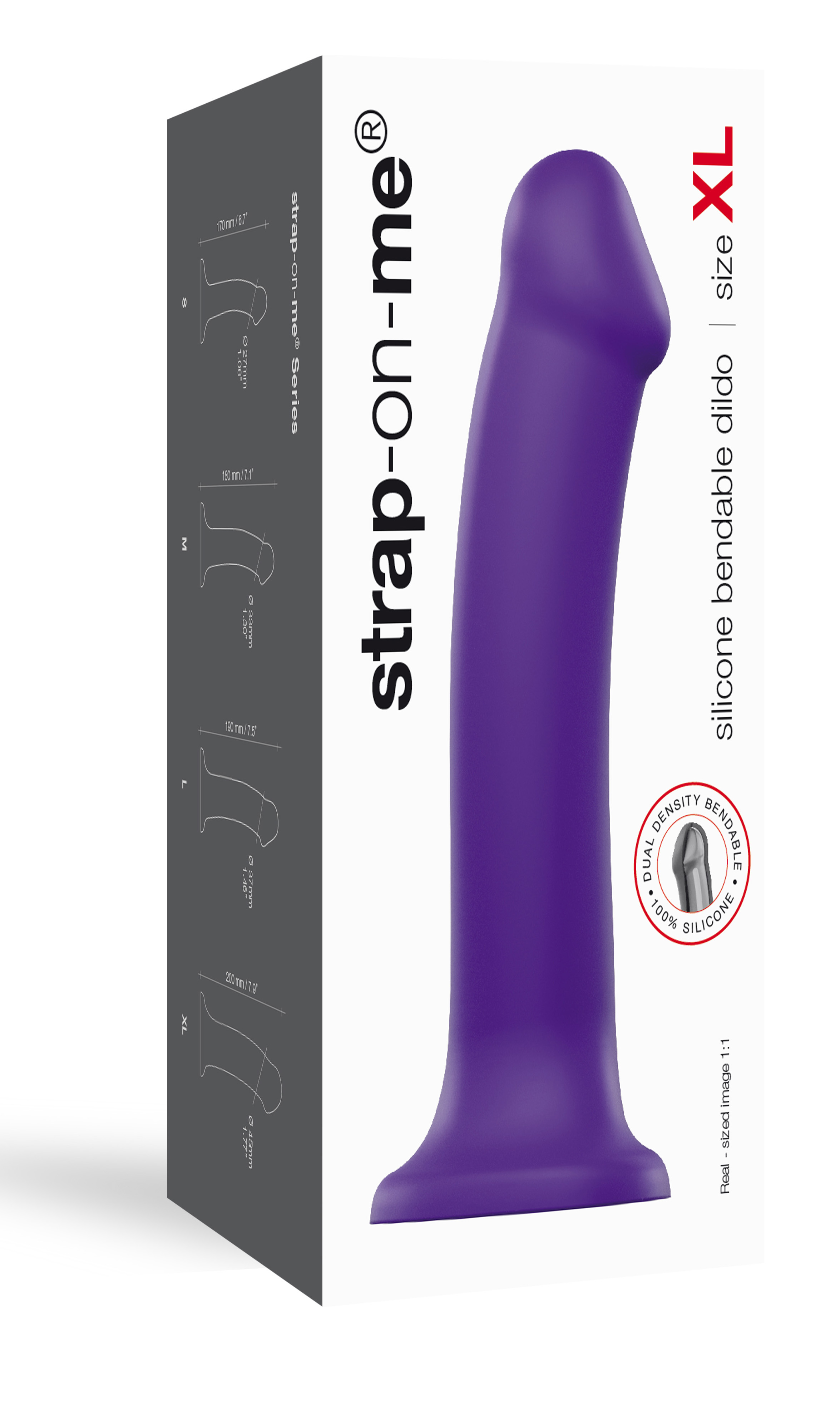 Strap-on-me Bendable Dildo purple XL