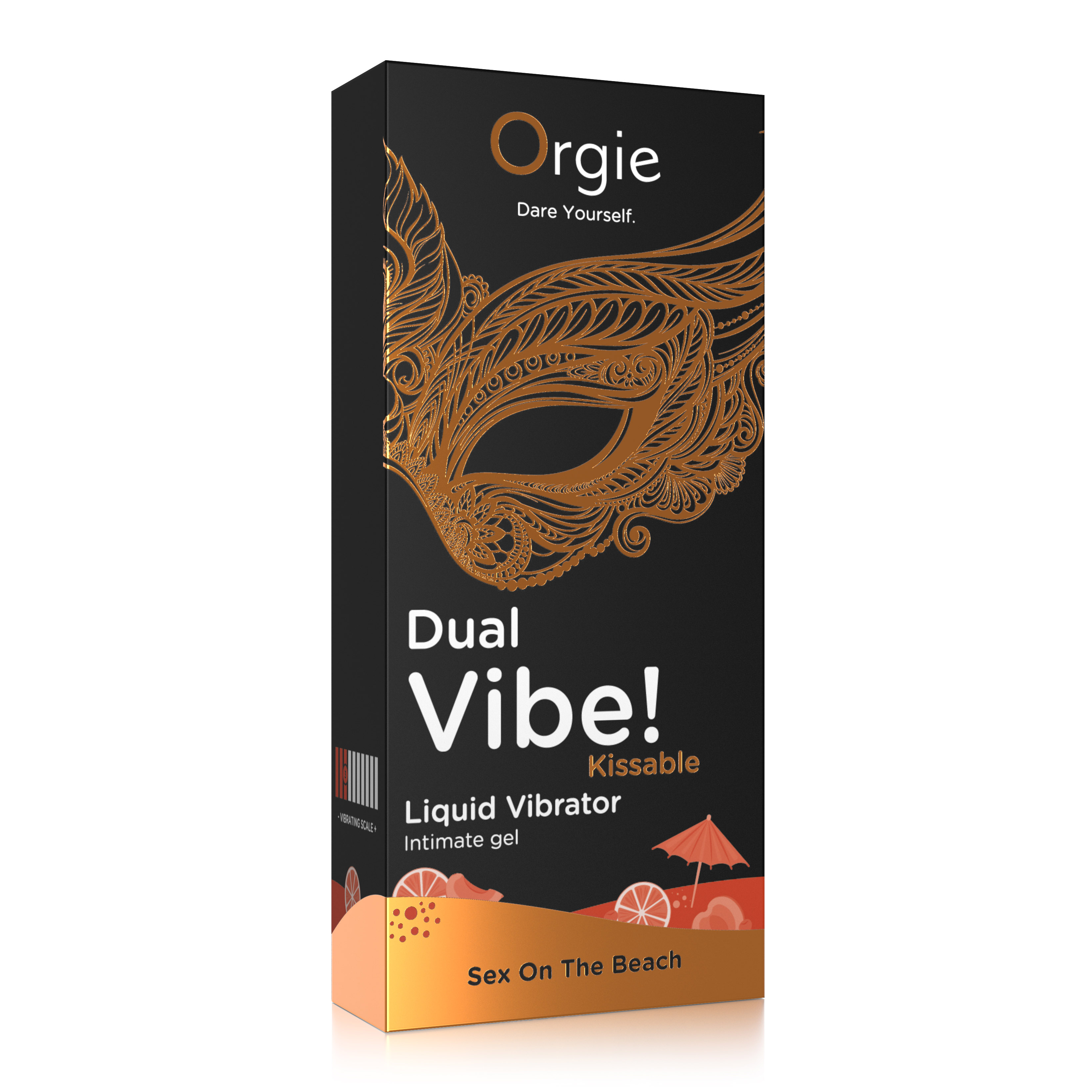 ORGIE Dual Vibe! Sex on the beach Kissable Liquid Vibrator