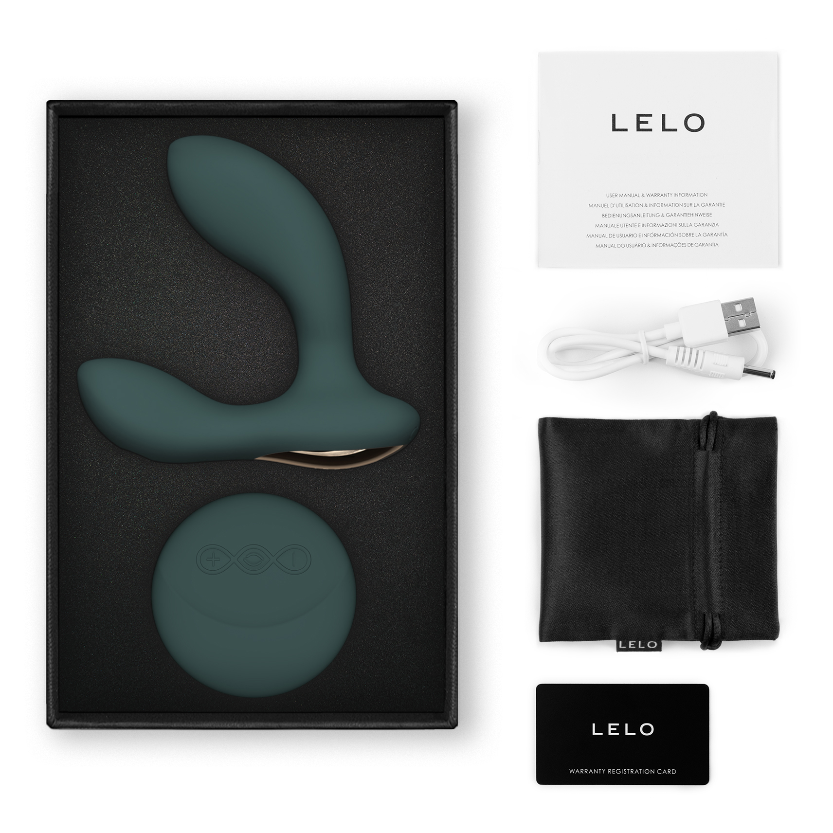 LELO Hugo 2 remote green