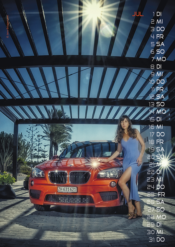 Cars & Girls Kalender DIN A3 2025