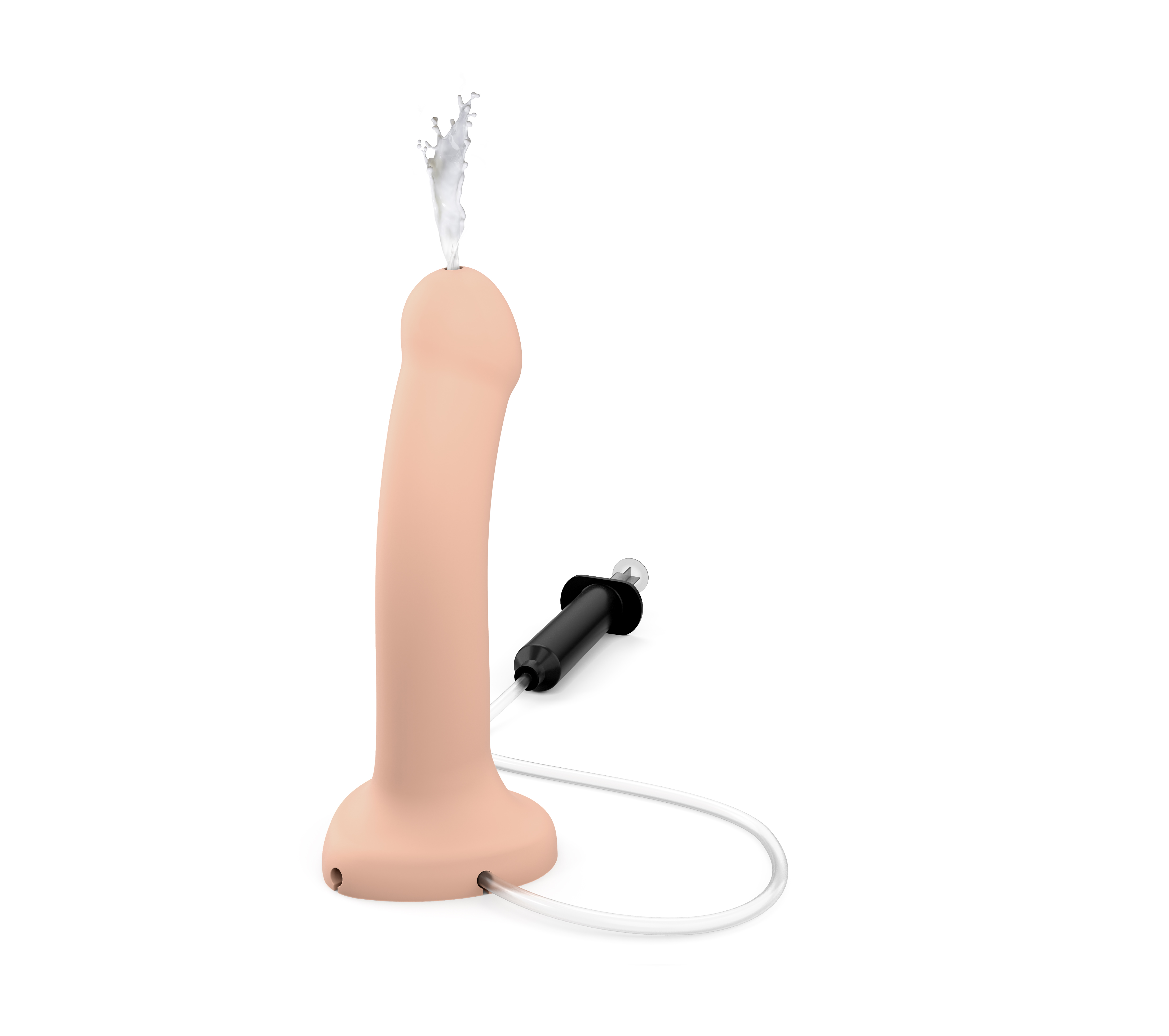 Strap-on-me Silicone Cum Dildo flesh L