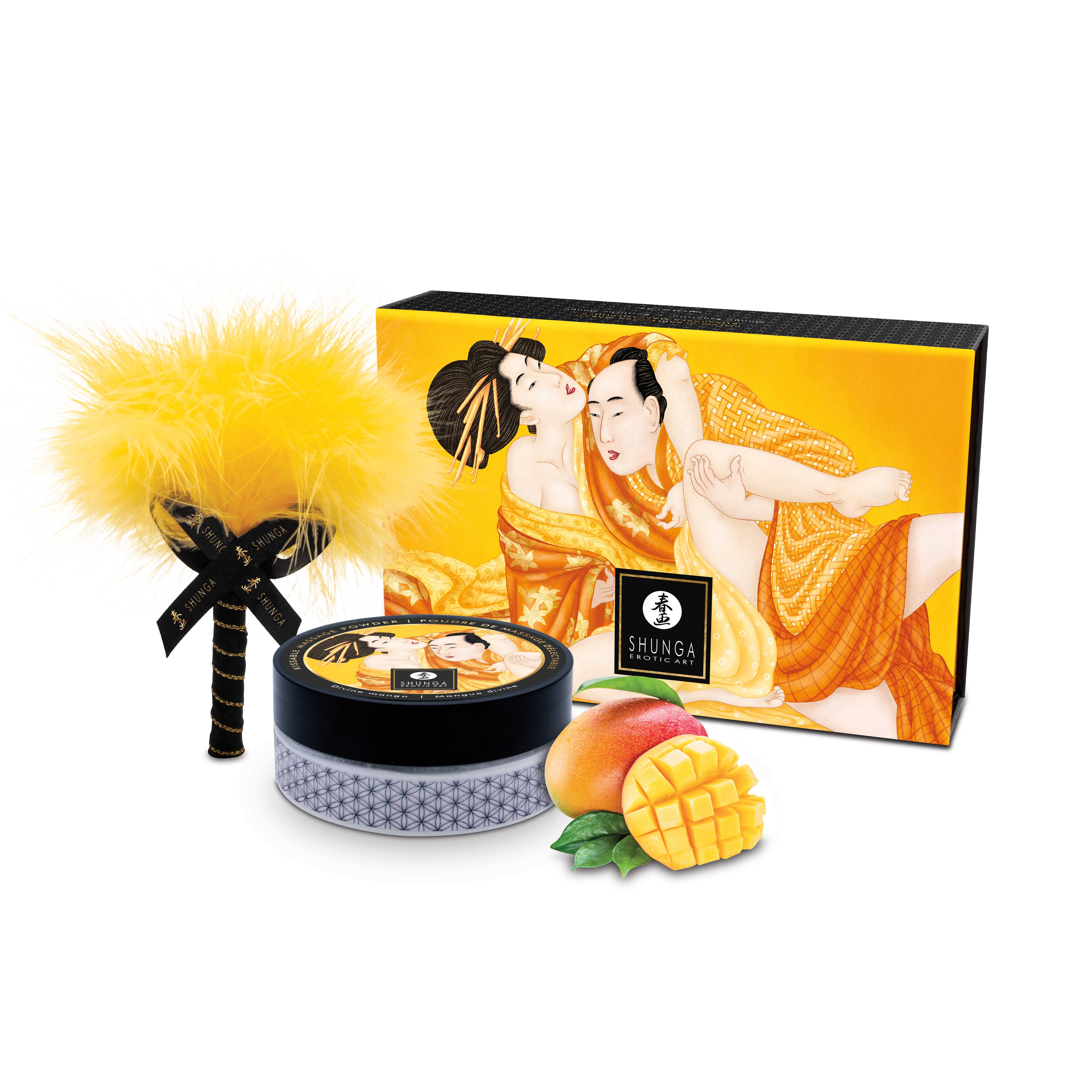 SHUNGA Kissable Massage Powder Lucious Mango 75g