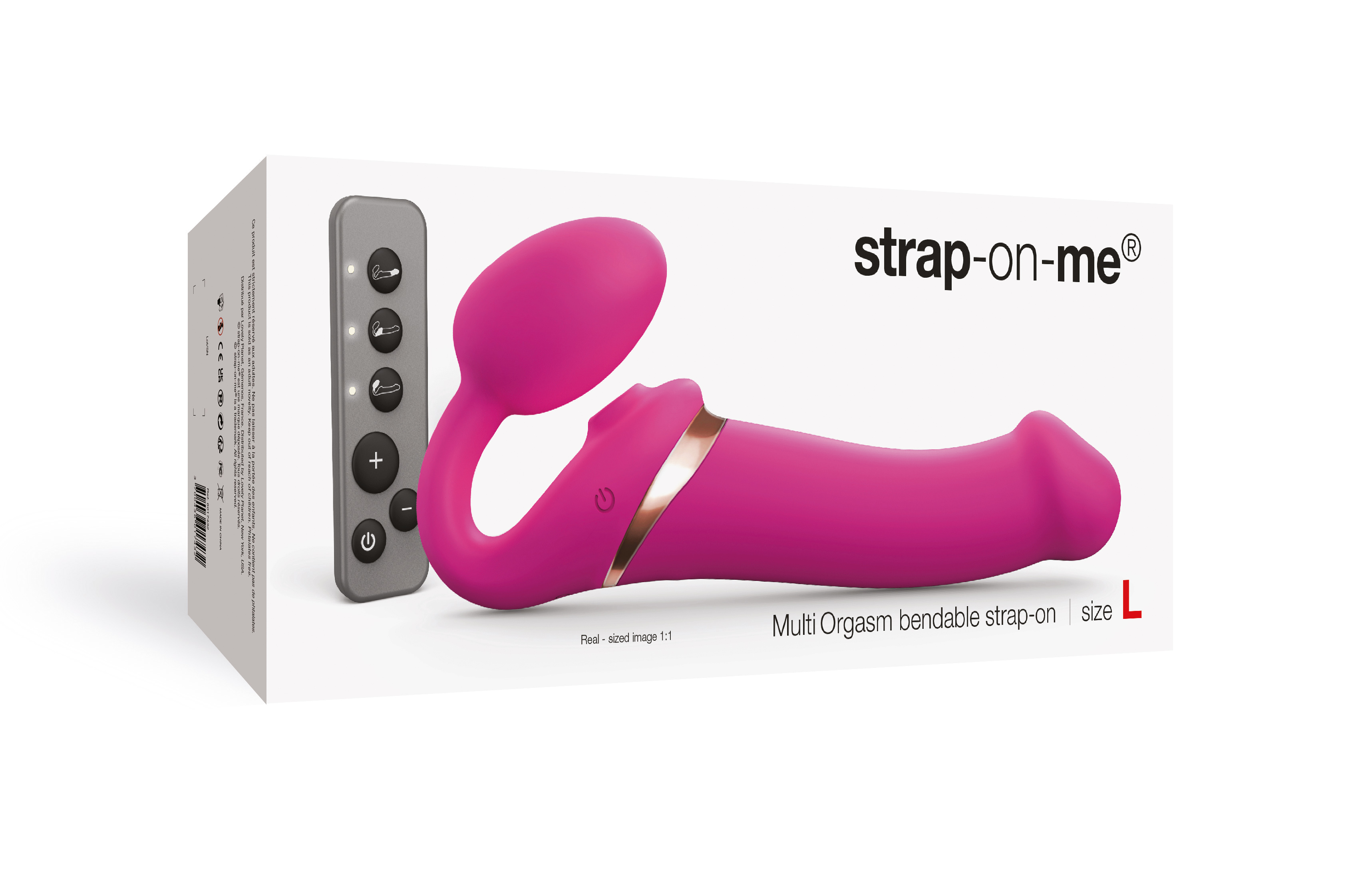 Strap-on-me Multi-Orgasm Bendable pink L