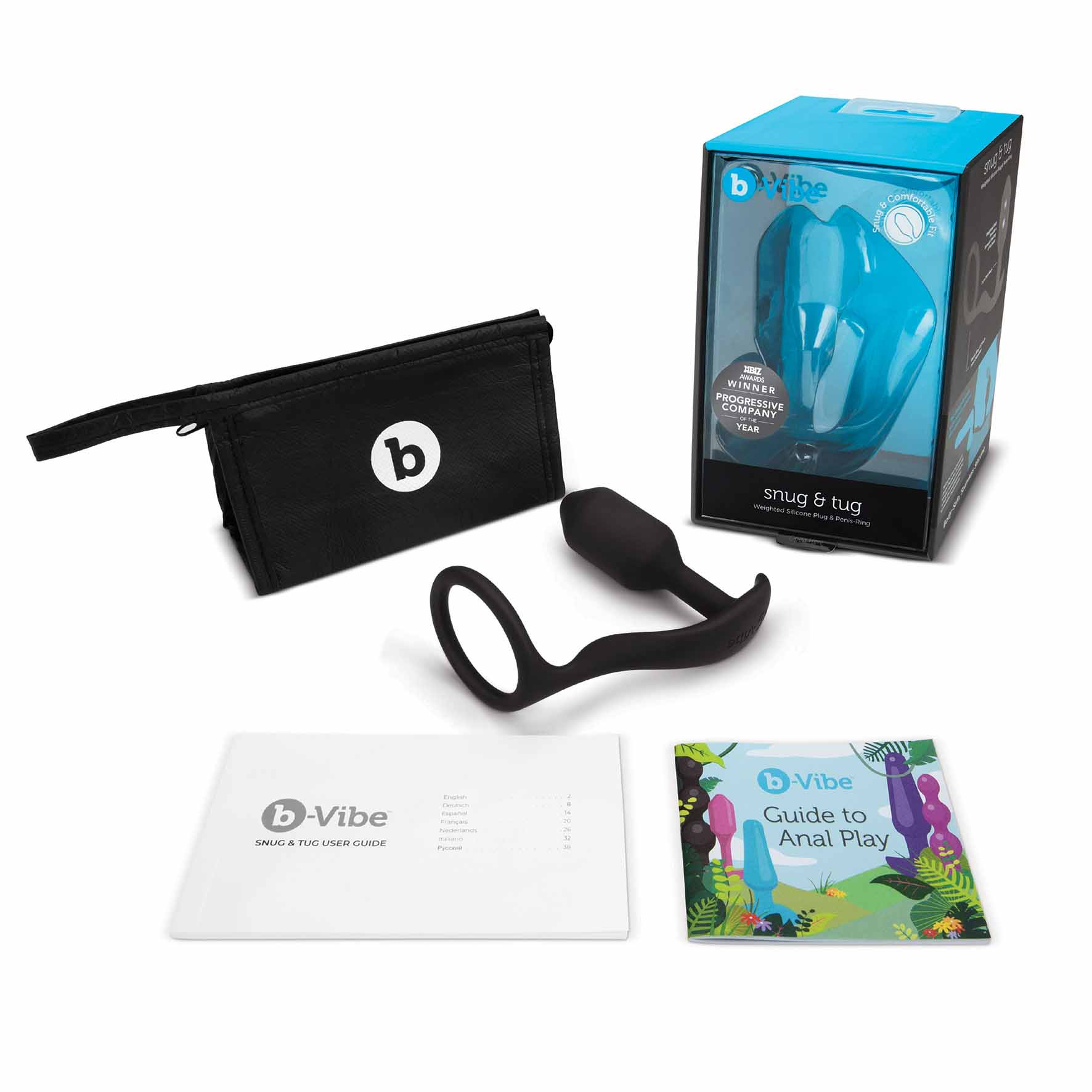 b-Vibe Snug & Tug Black M