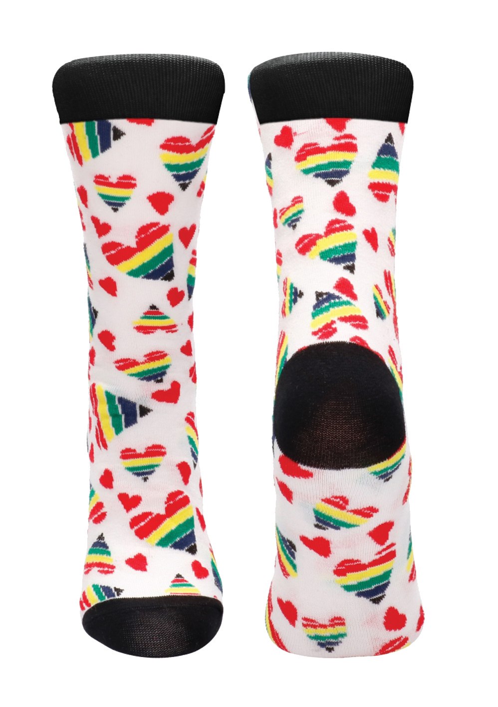 SHOTS Sexy Socks 'Happy Hearts' 36-41