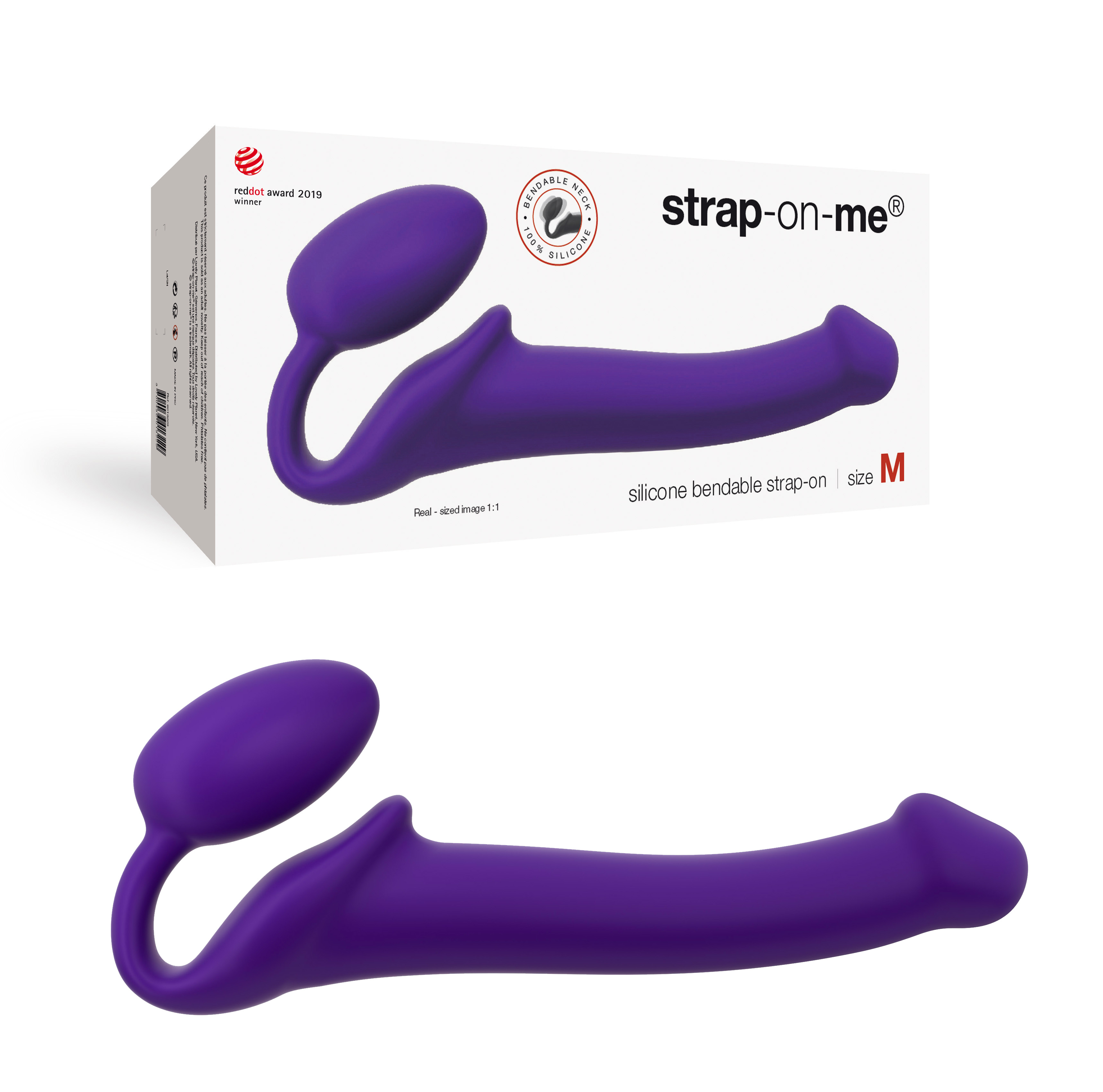 Strap-on-me Bendable Strap-on purple M