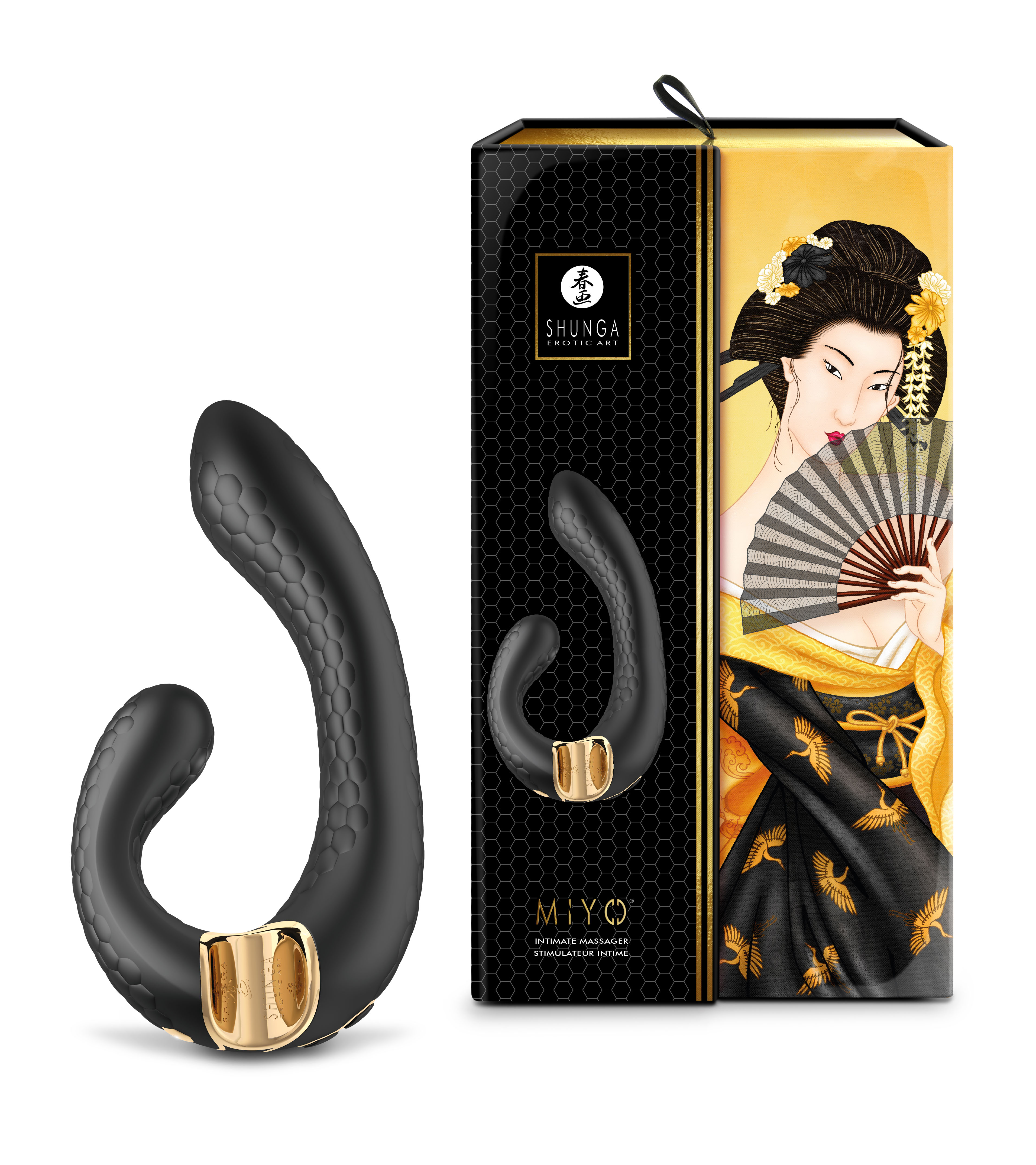 Shunga - MIYO - Intimate massager black