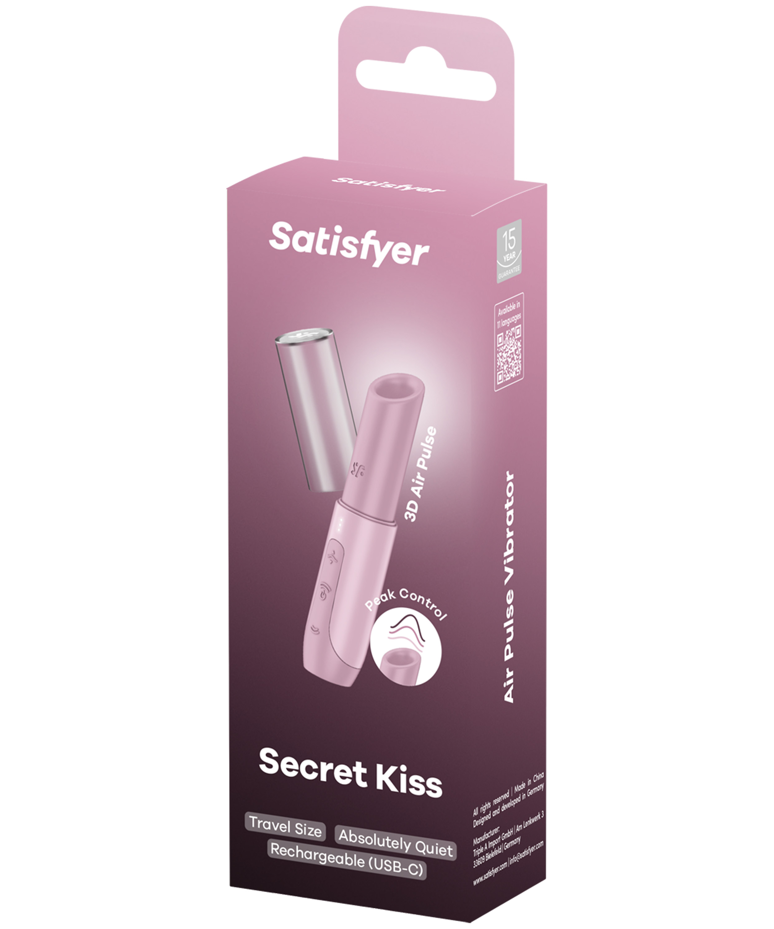 SATISFYER Pro 2 Secret Kiss old rose