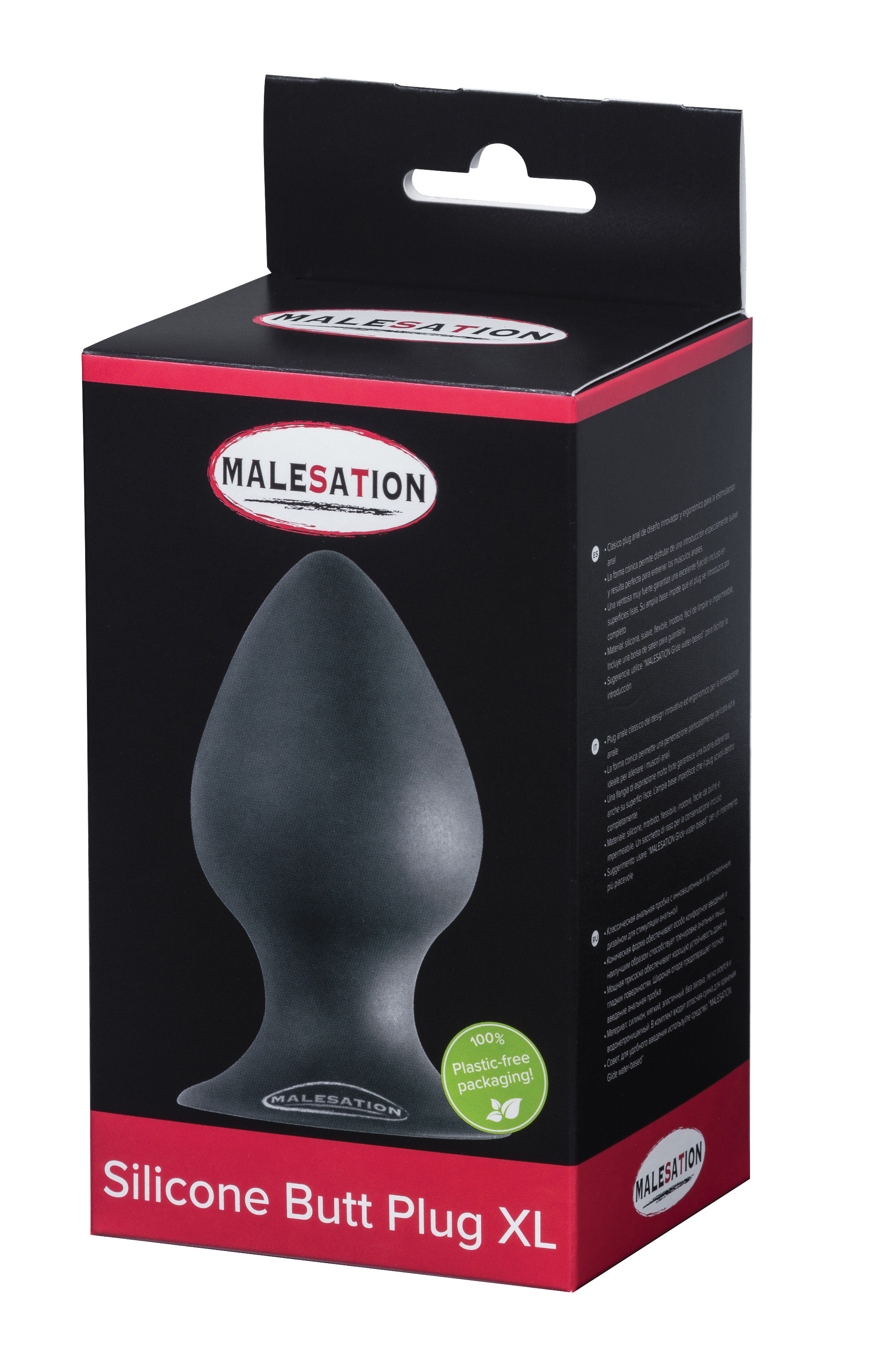 MALESATION Silicone Butt Plug XL