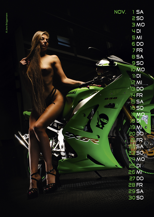 Bikes & Girls Kalender DIN A3 2025