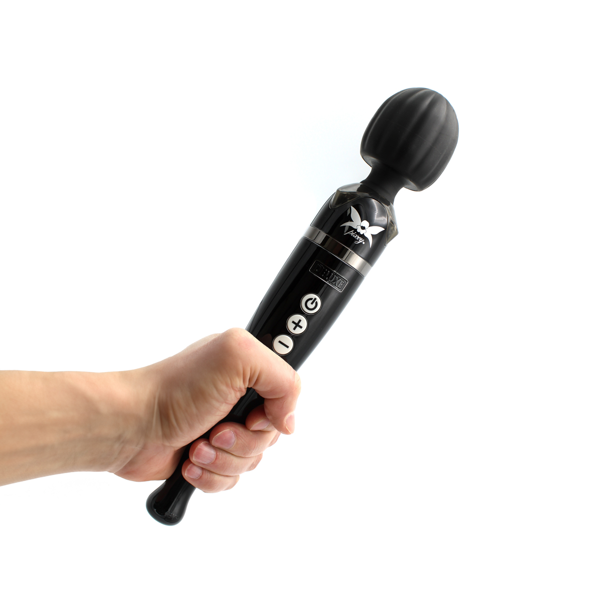 Pixey Deluxe Wand Massager black chrome