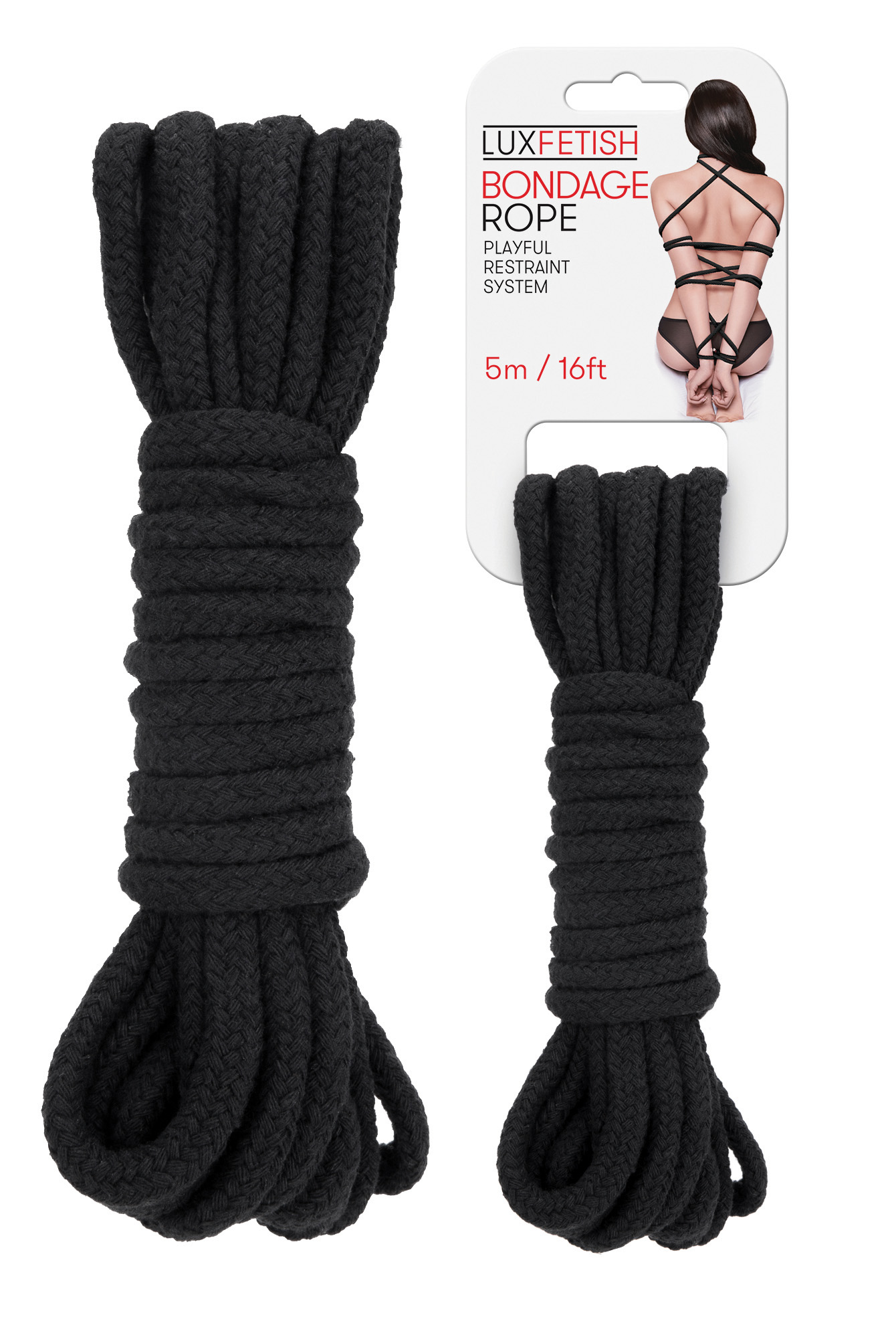 LUX FETISH Bondage Rope black 5M