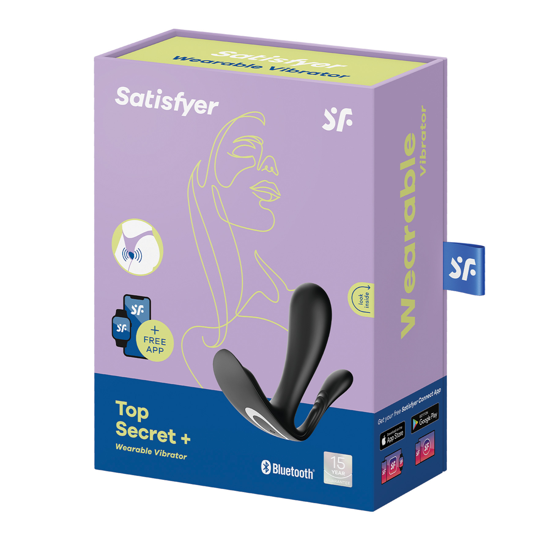 SATISFYER Top Secret + Vibrator black