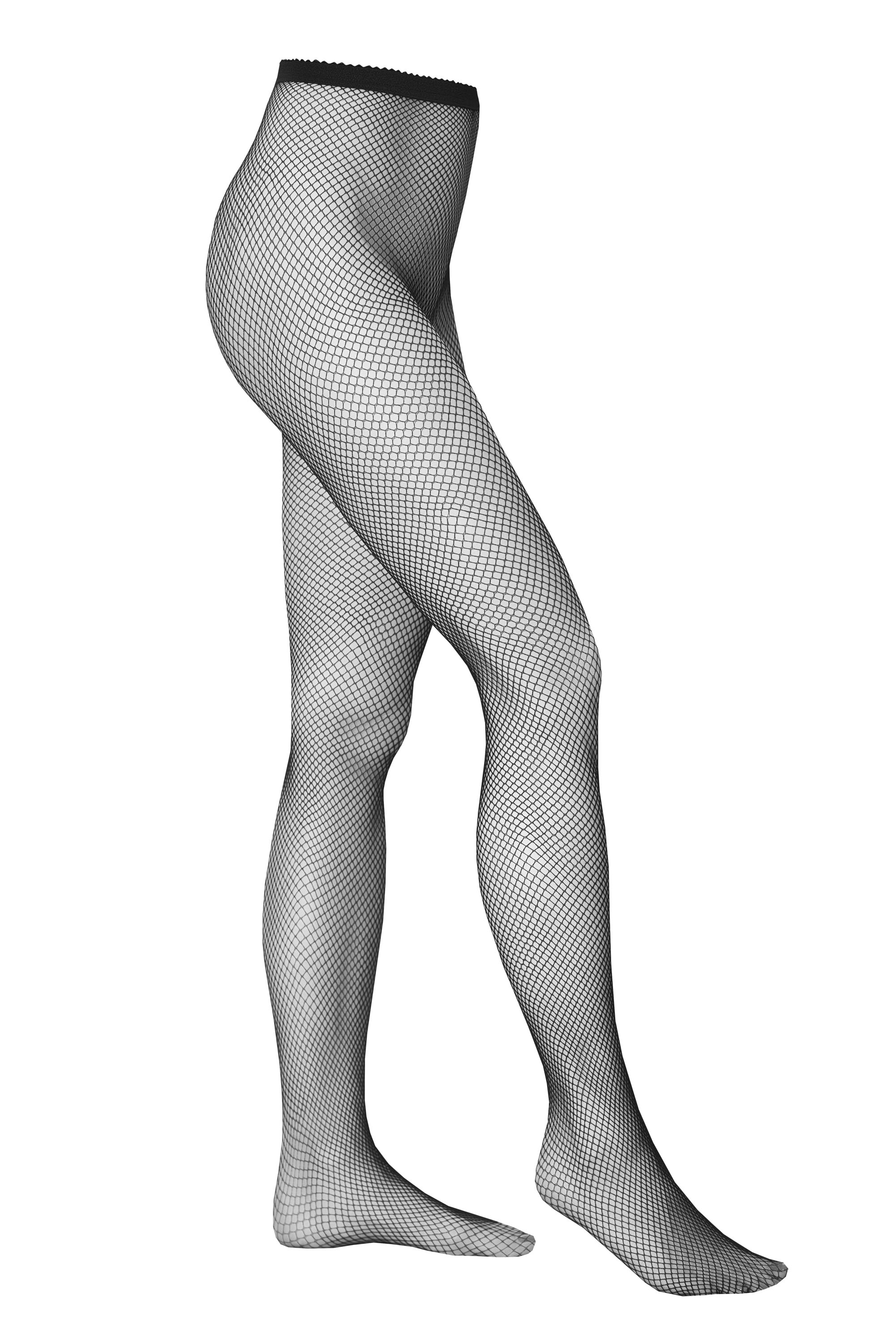 KOTEK Strumpfhose Fishnet T004 schwarz L/XL