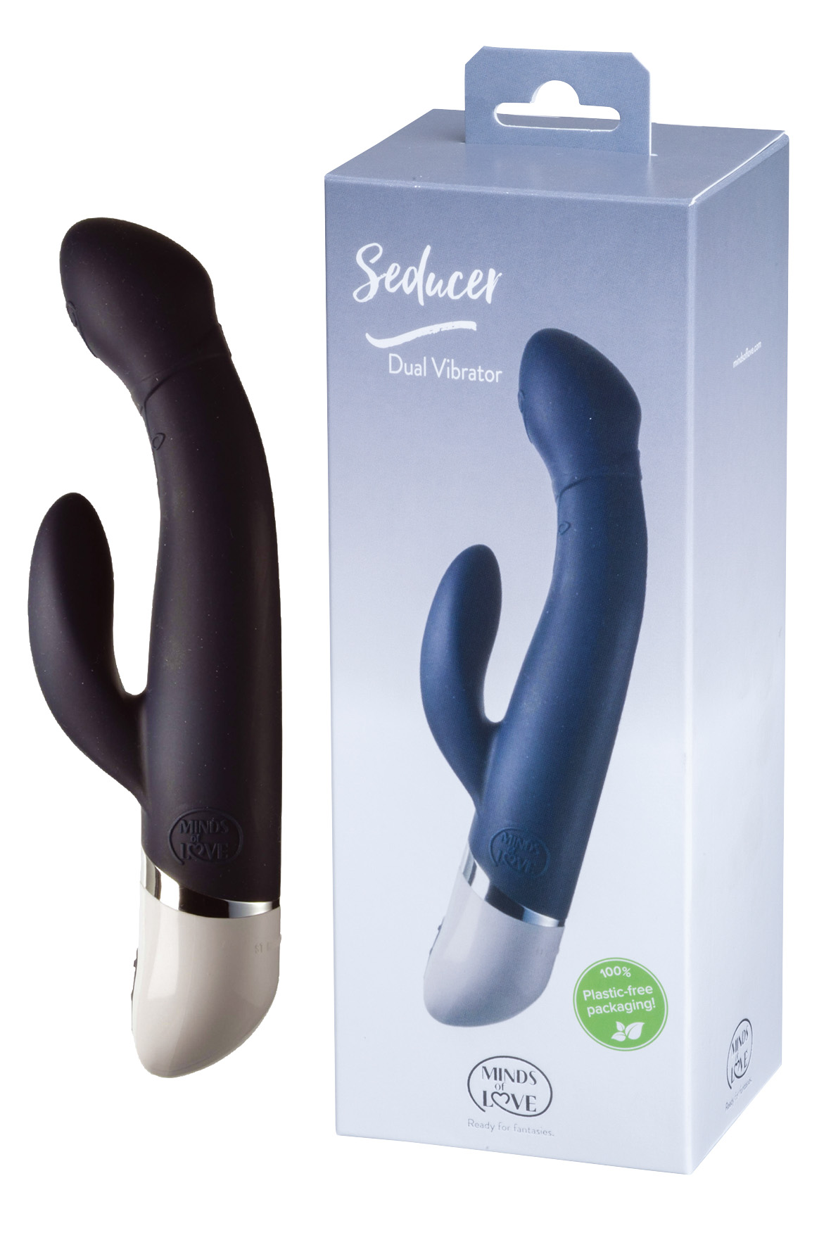 MINDS of LOVE Seducer Dual Vibrator anthrazit