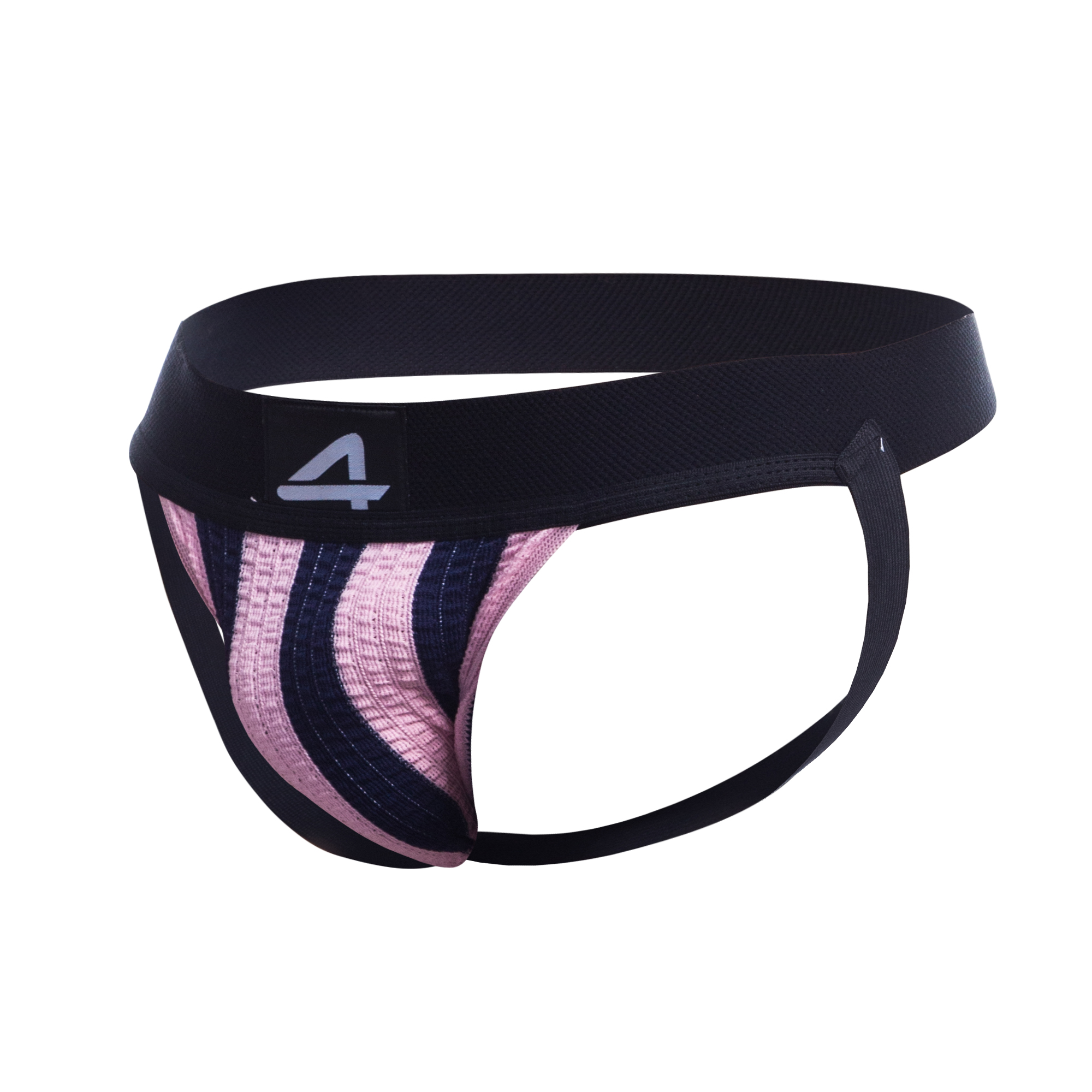 C4M Jockstrap Stripe Pink XL