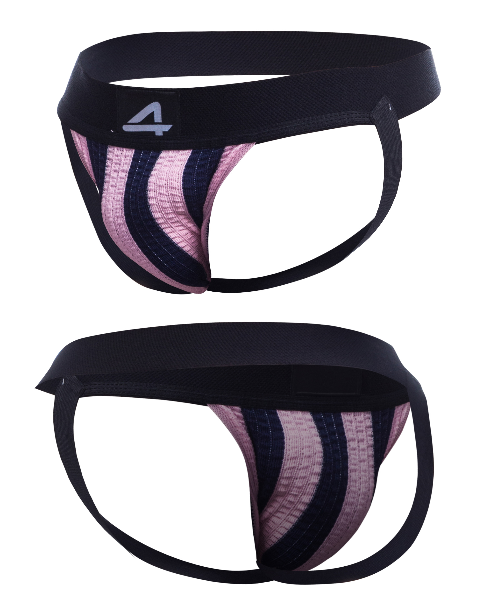 C4M Jockstrap Stripe Pink M