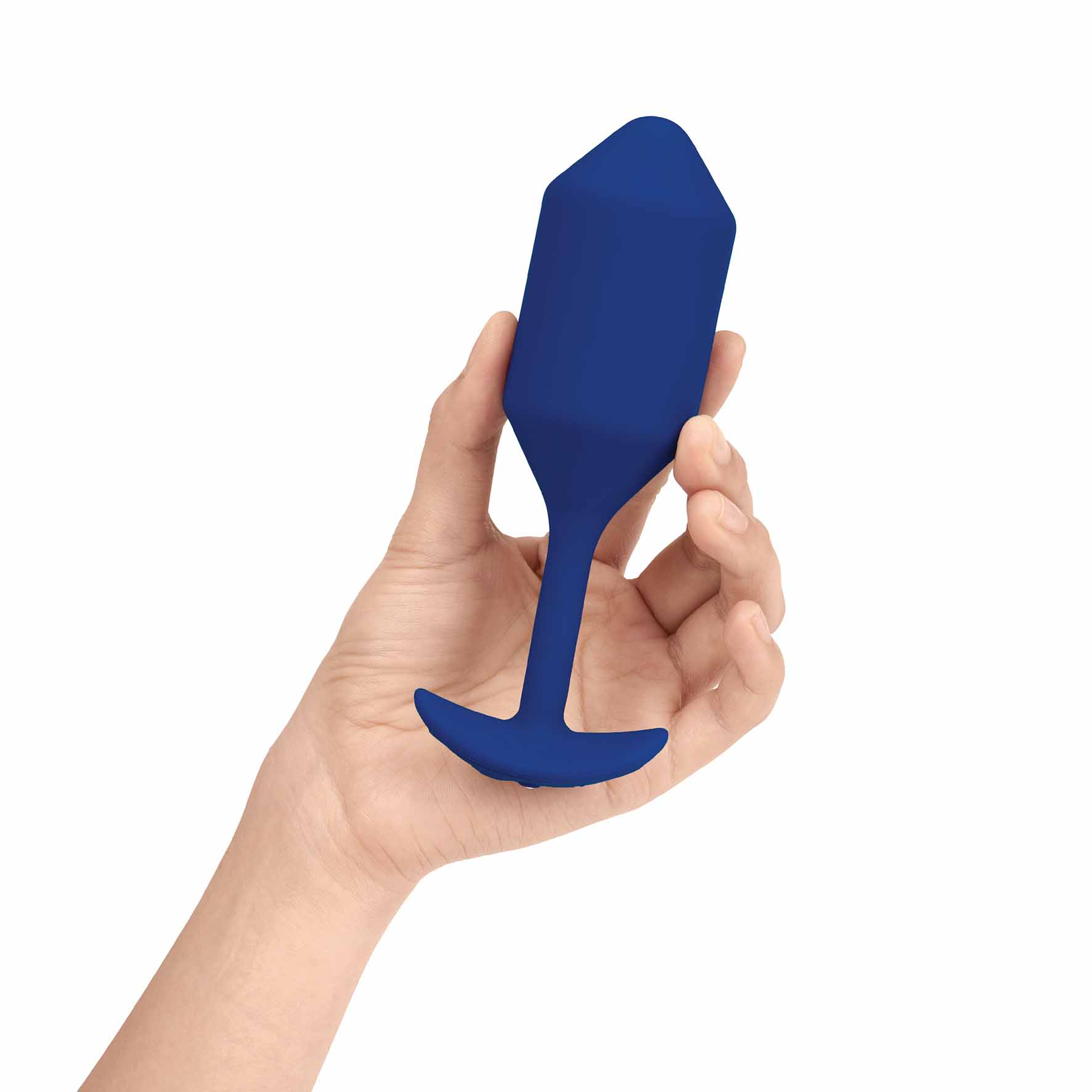 b-Vibe Vibrating Snug Plug L Blue