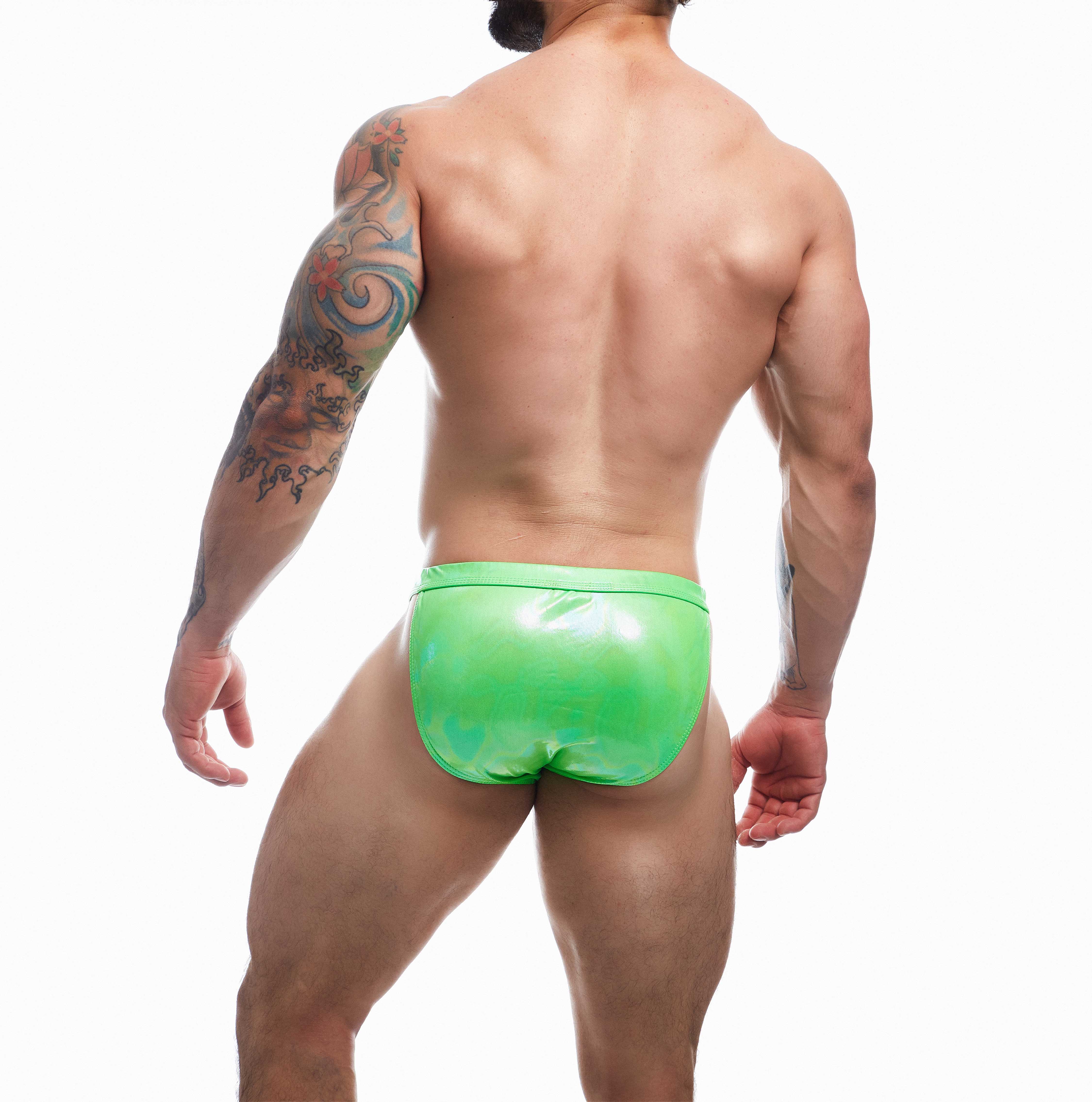 C4M Emerald Clip Tanga Brief Green S