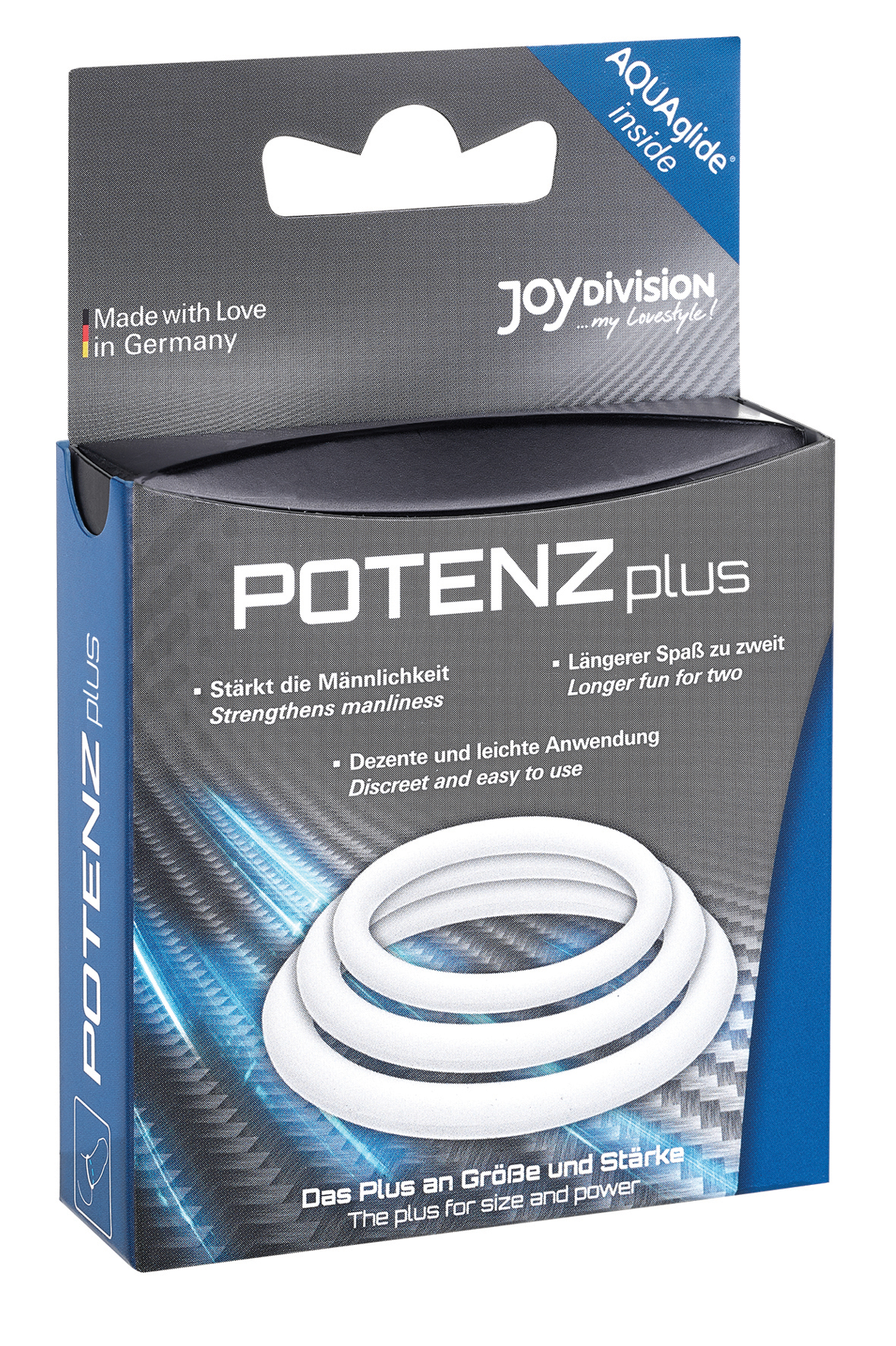 JOYDIVISION POTENZplus Penisring transp. 3er Set