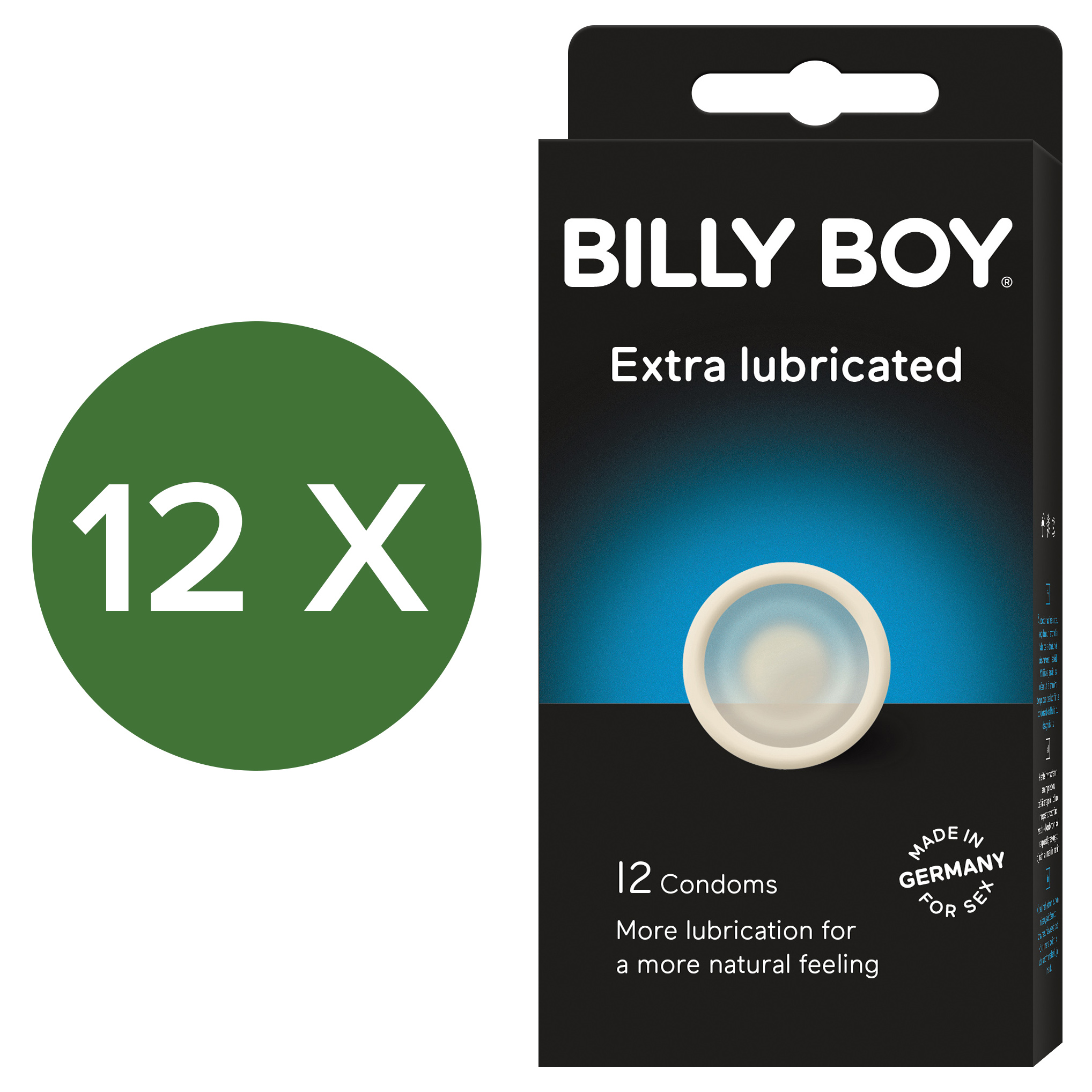 BILLY BOY EXTRA LUBRICATED 12 X 12 PCS (MHD 2028-12)