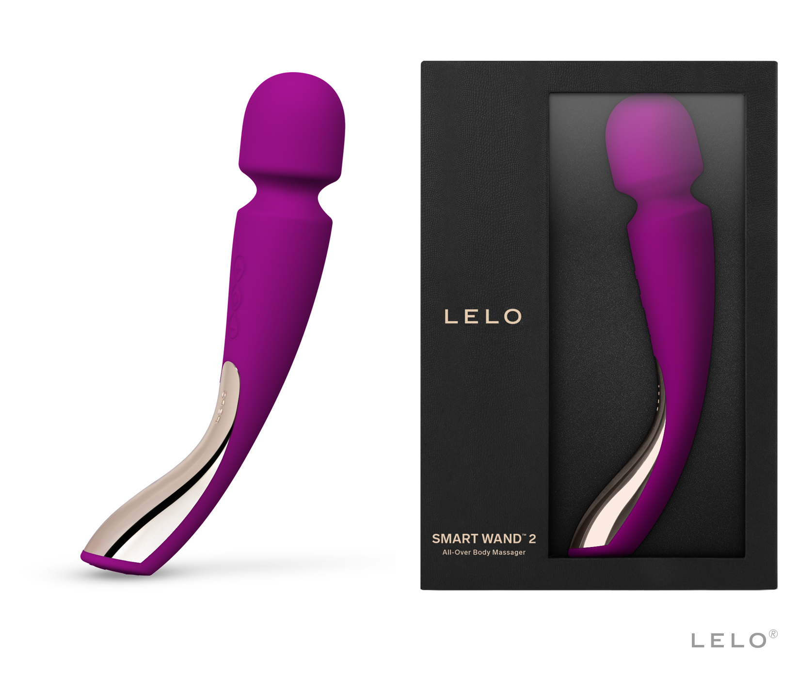 LELO Smart Wand 2 Medium - Deep Rose