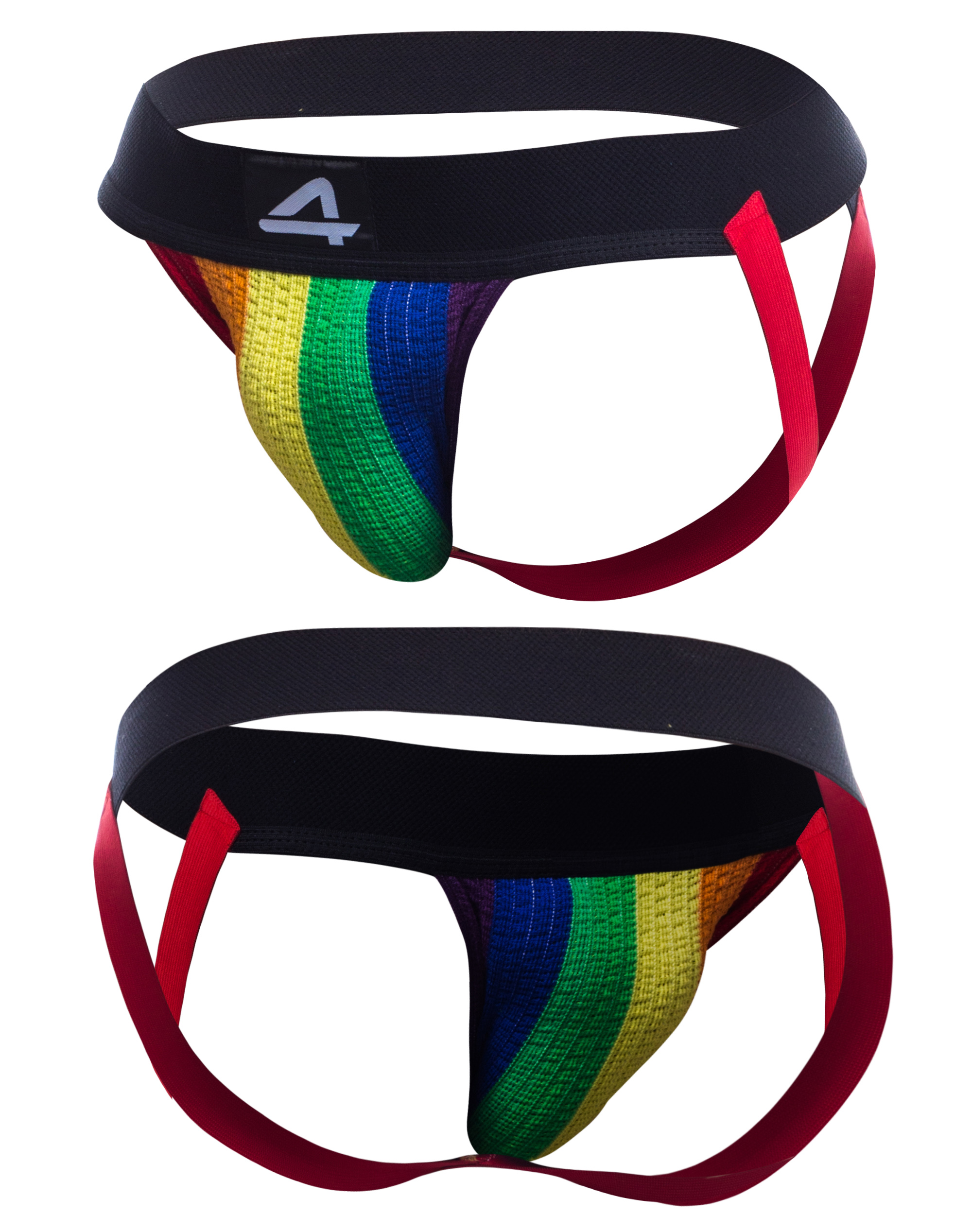 C4M Jockstrap Stripe Pride S