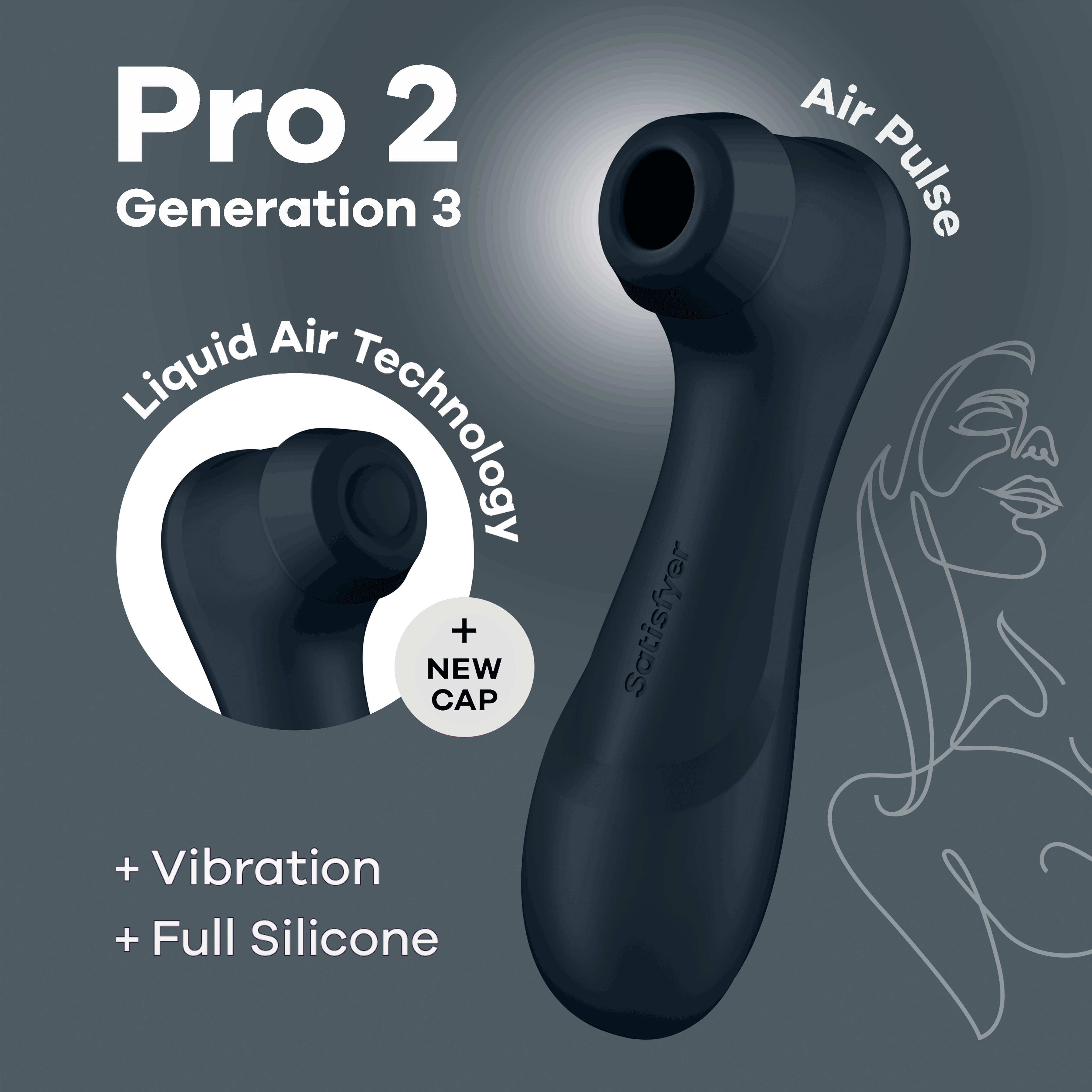 SATISFYER Pro 2 Generation 3 black