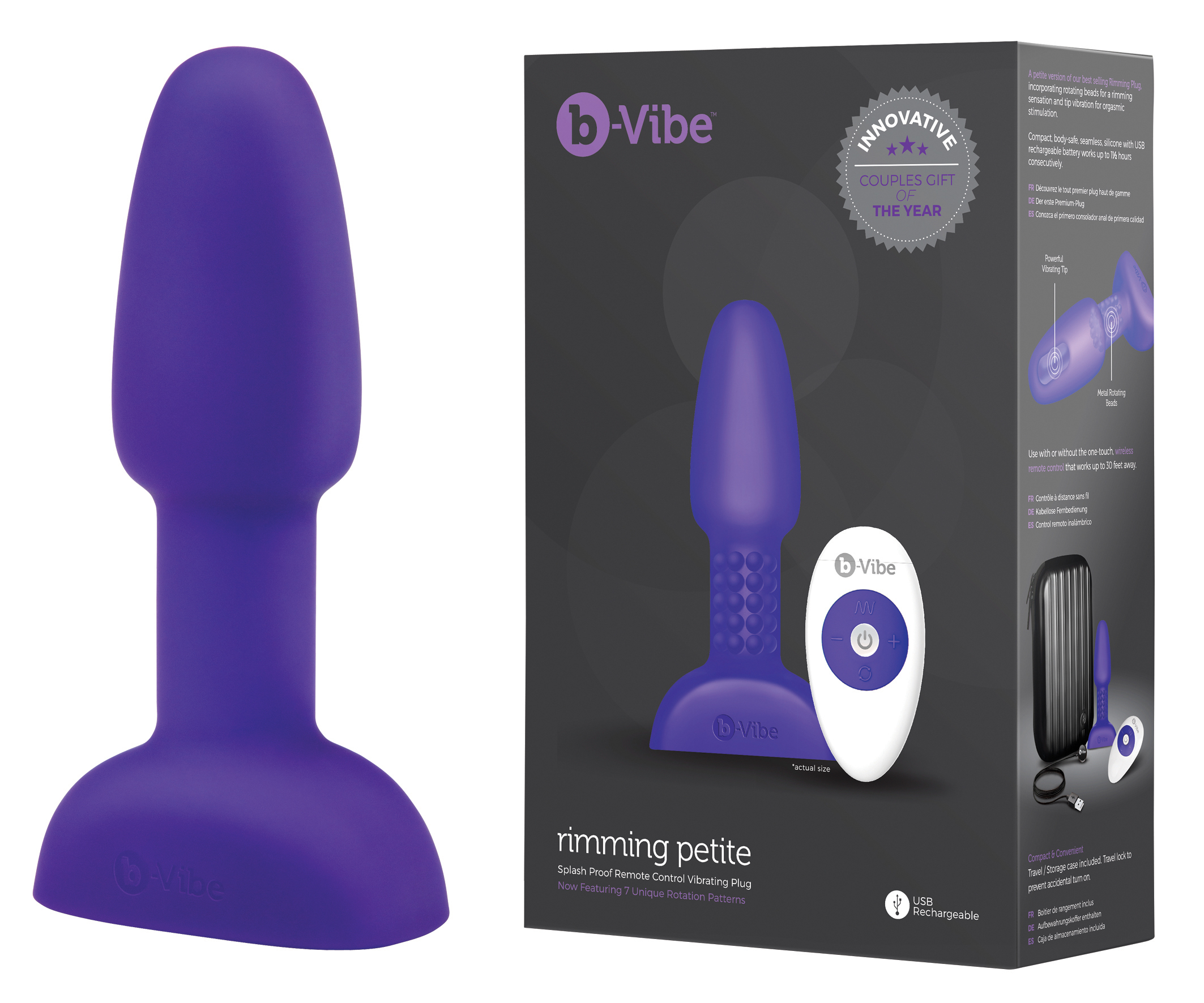 b-Vibe Rimming Petite Purple