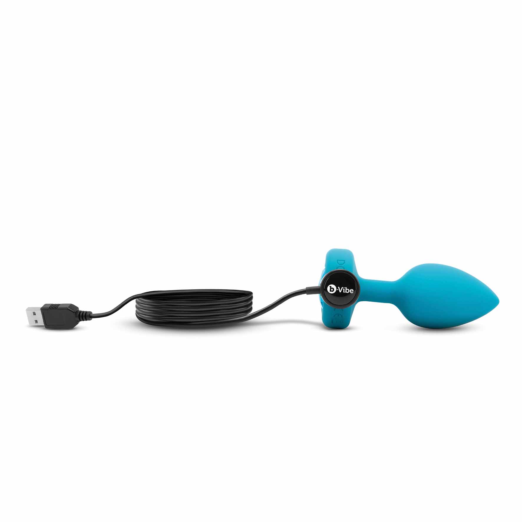 b-Vibe Vibrating Jewel Plug S/M Teal