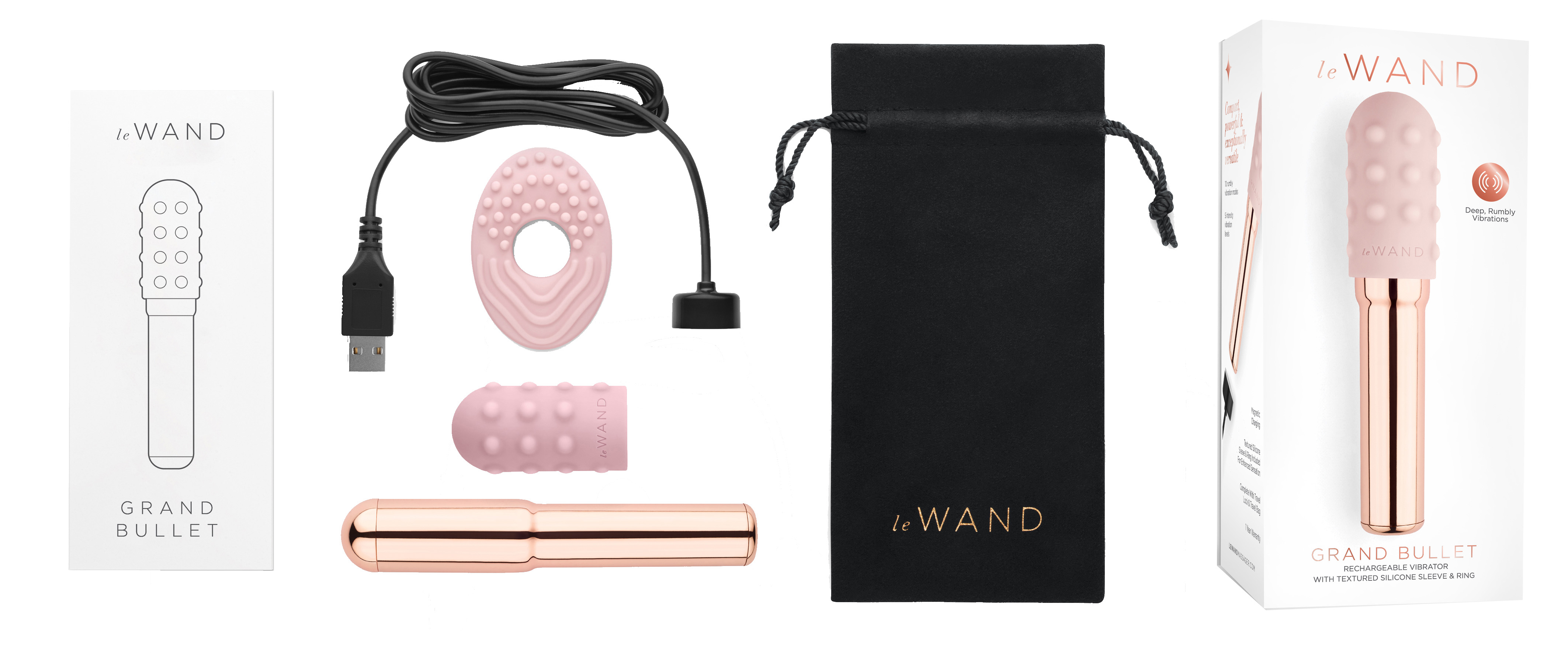 Le Wand Grand Bullet Rose Gold