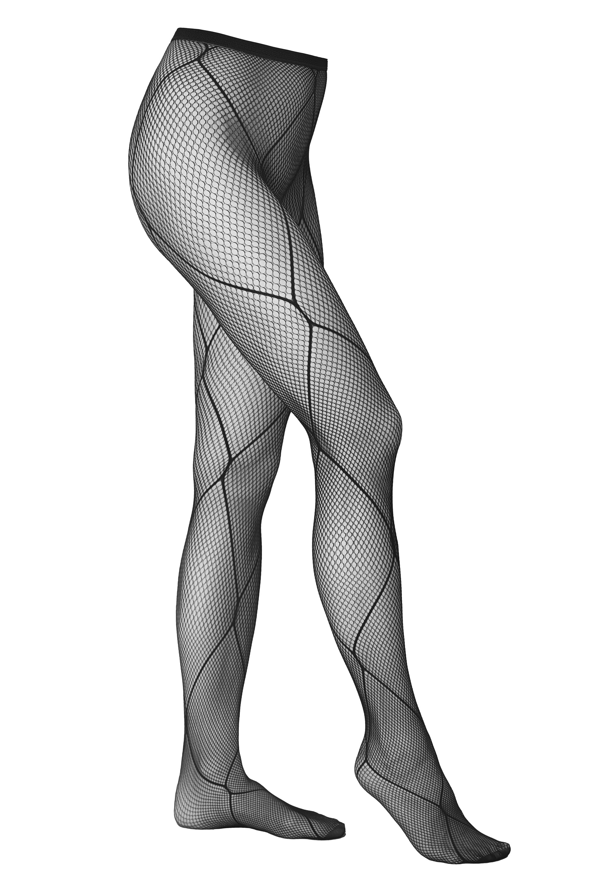 KOTEK Strumpfhose Fishnet T005 schwarz L/XL