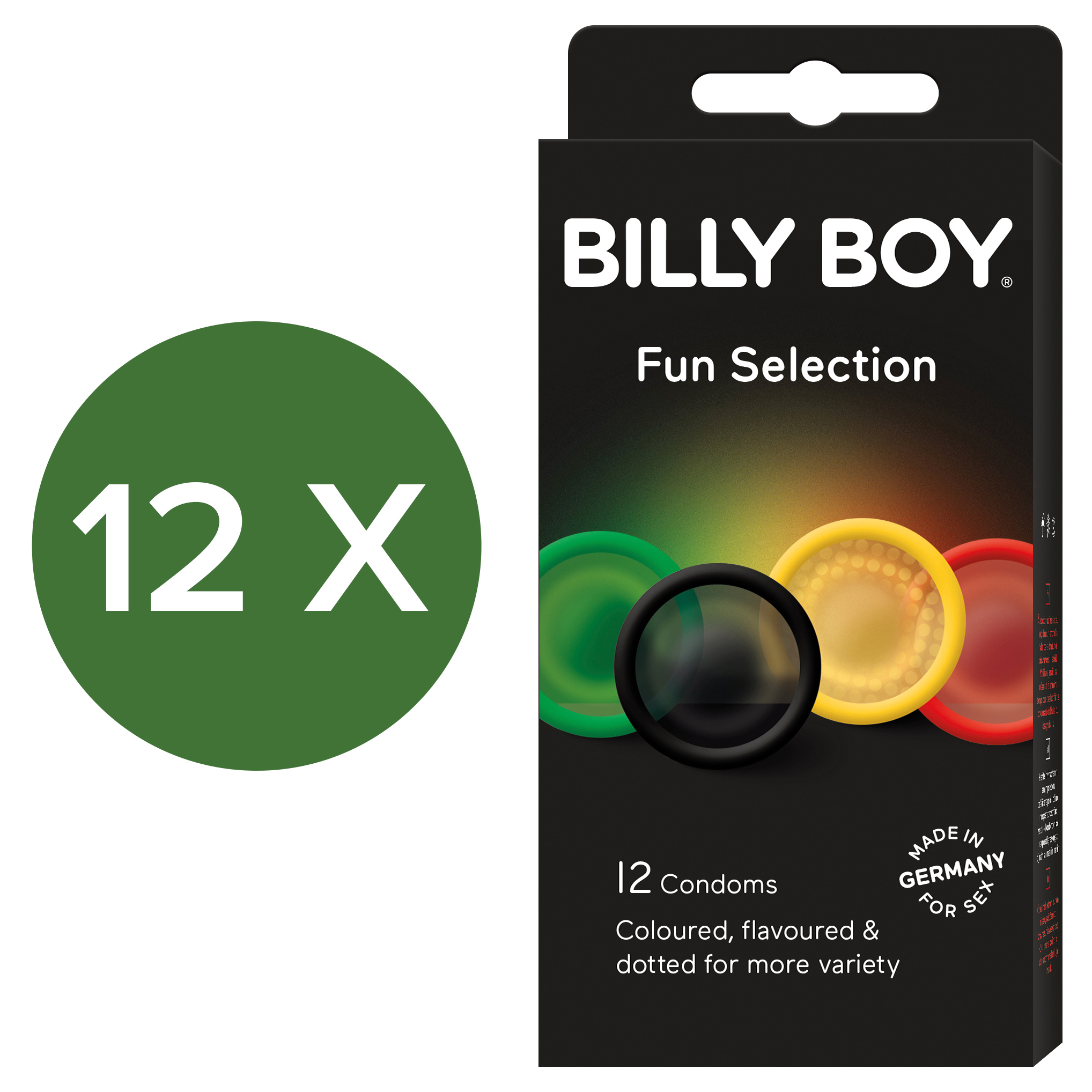 BILLY BOY FUN SELECTION 12 X 12 PCS (MHD 2029-01)