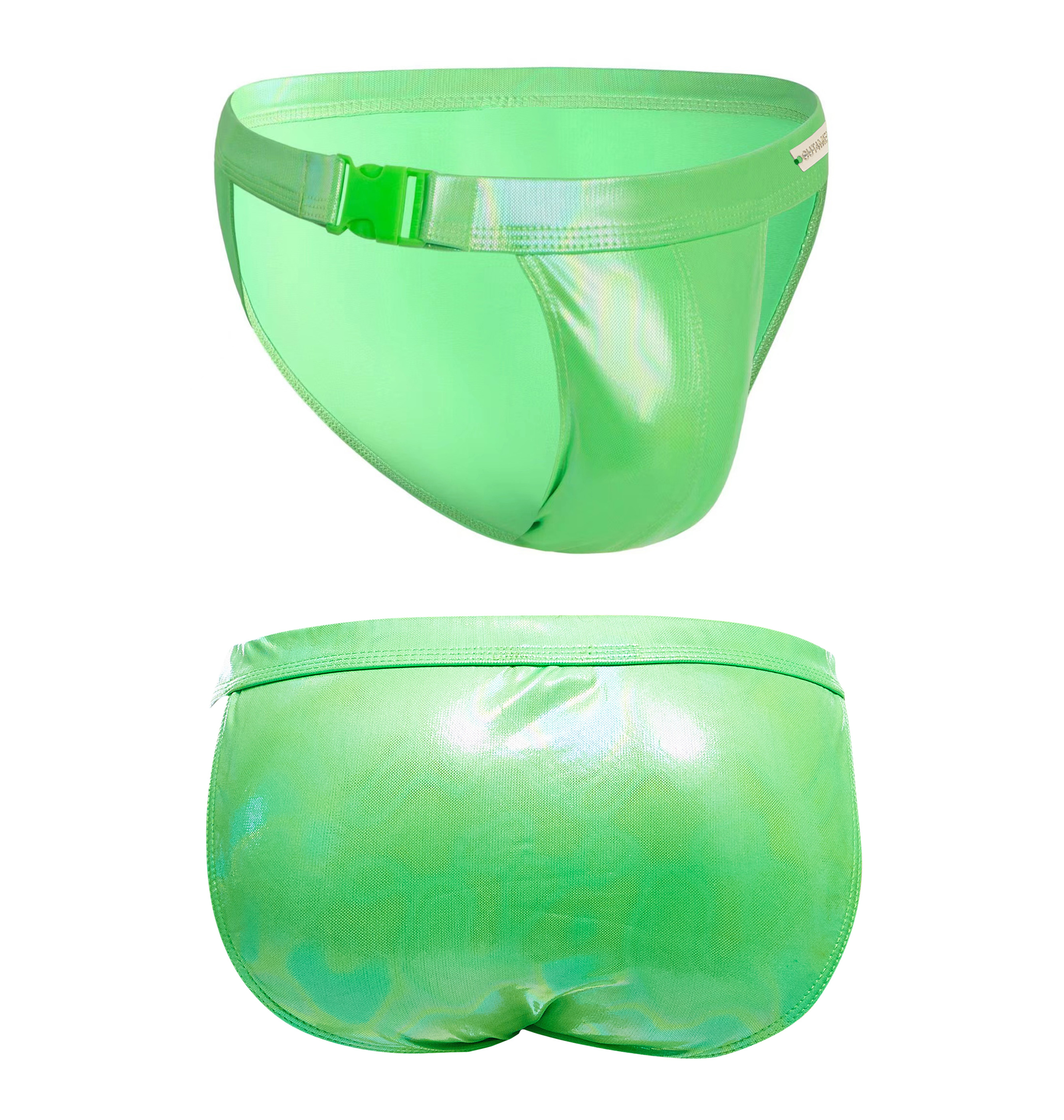 C4M Emerald Clip Tanga Brief Green S