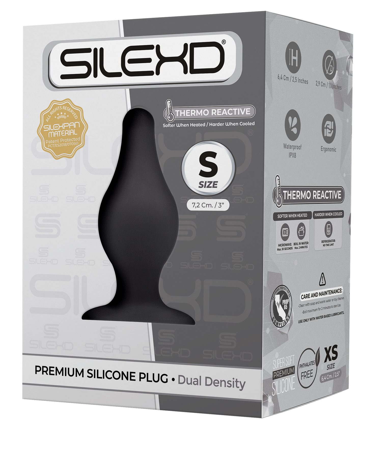 SILEXD Model 2 Silicone Plug S black