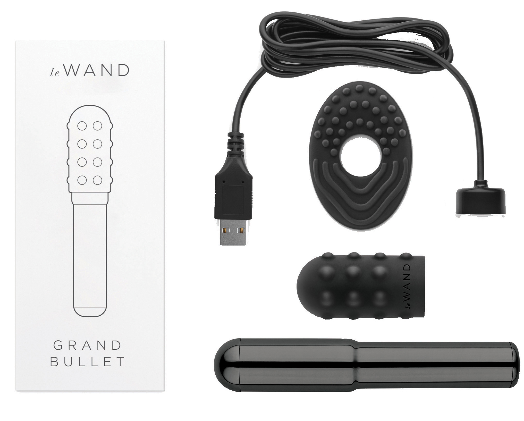 Le Wand Grand Bullet Black