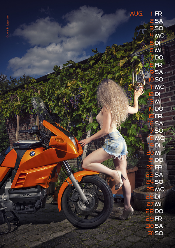 Bikes & Girls Kalender DIN A3 2025