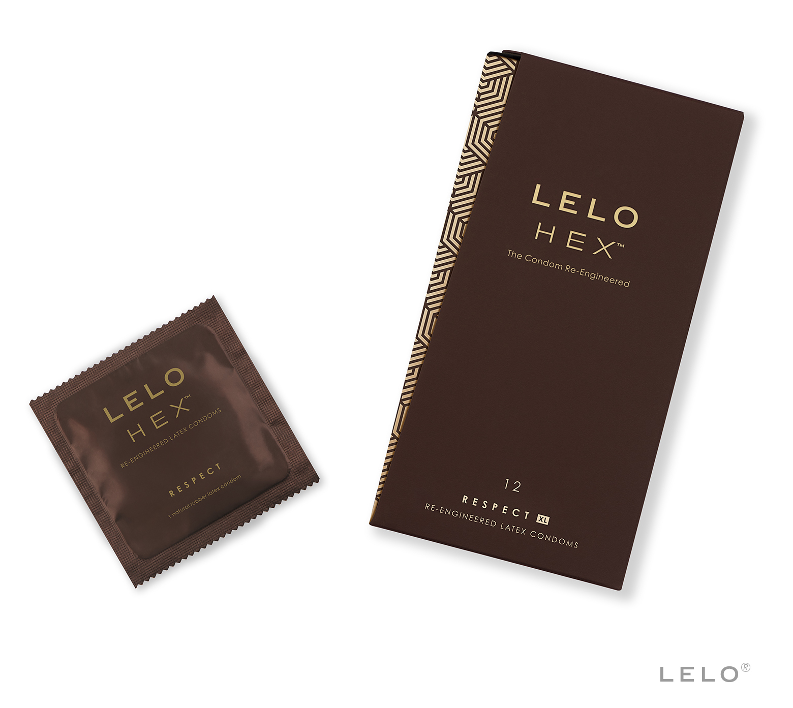 LELO HEX Condoms Respect XL 12 Pack