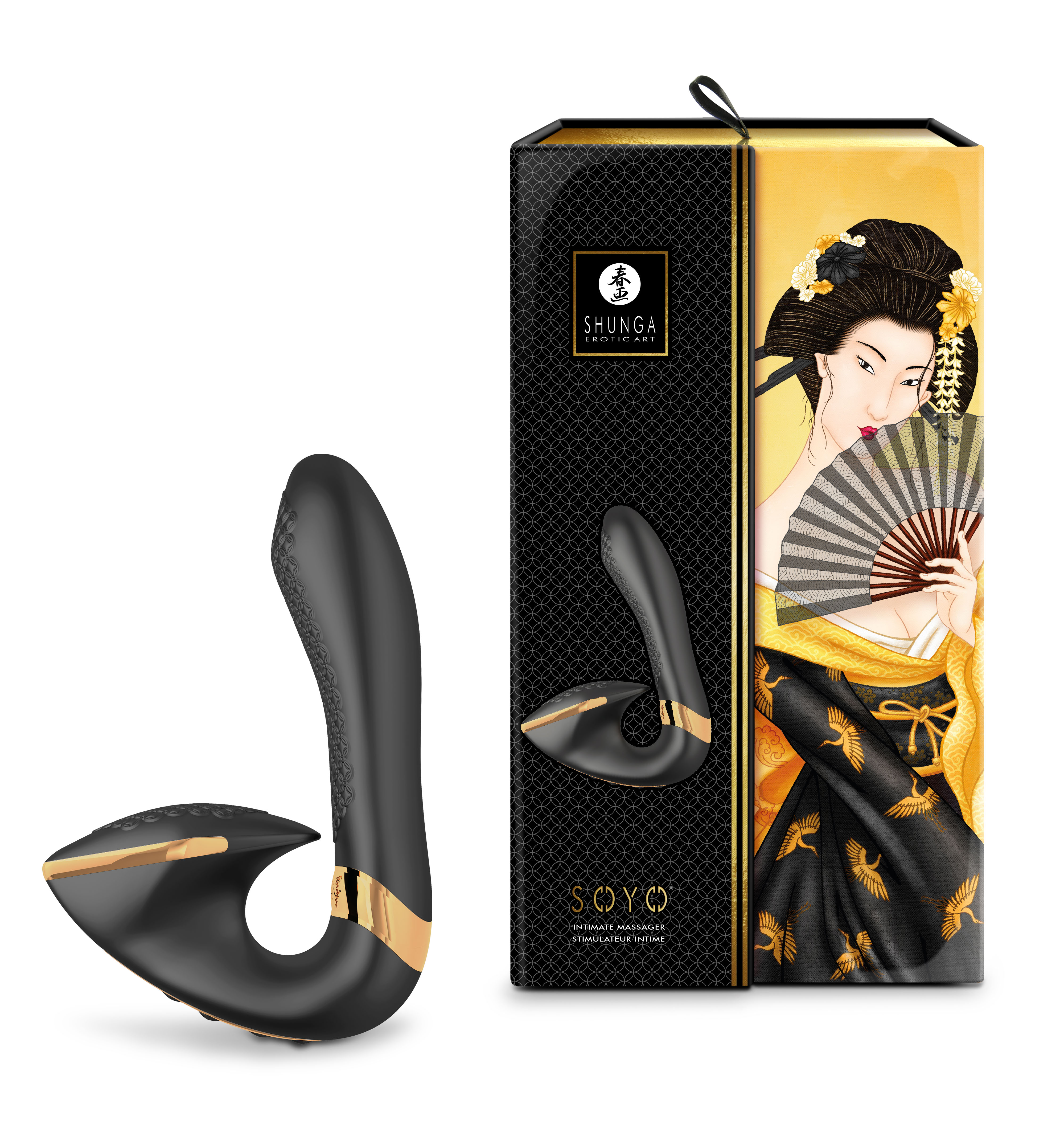 Shunga - SOYO - Intimate massager black