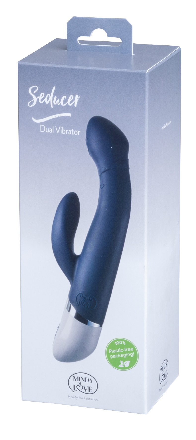 MINDS of LOVE Seducer Dual Vibrator anthrazit