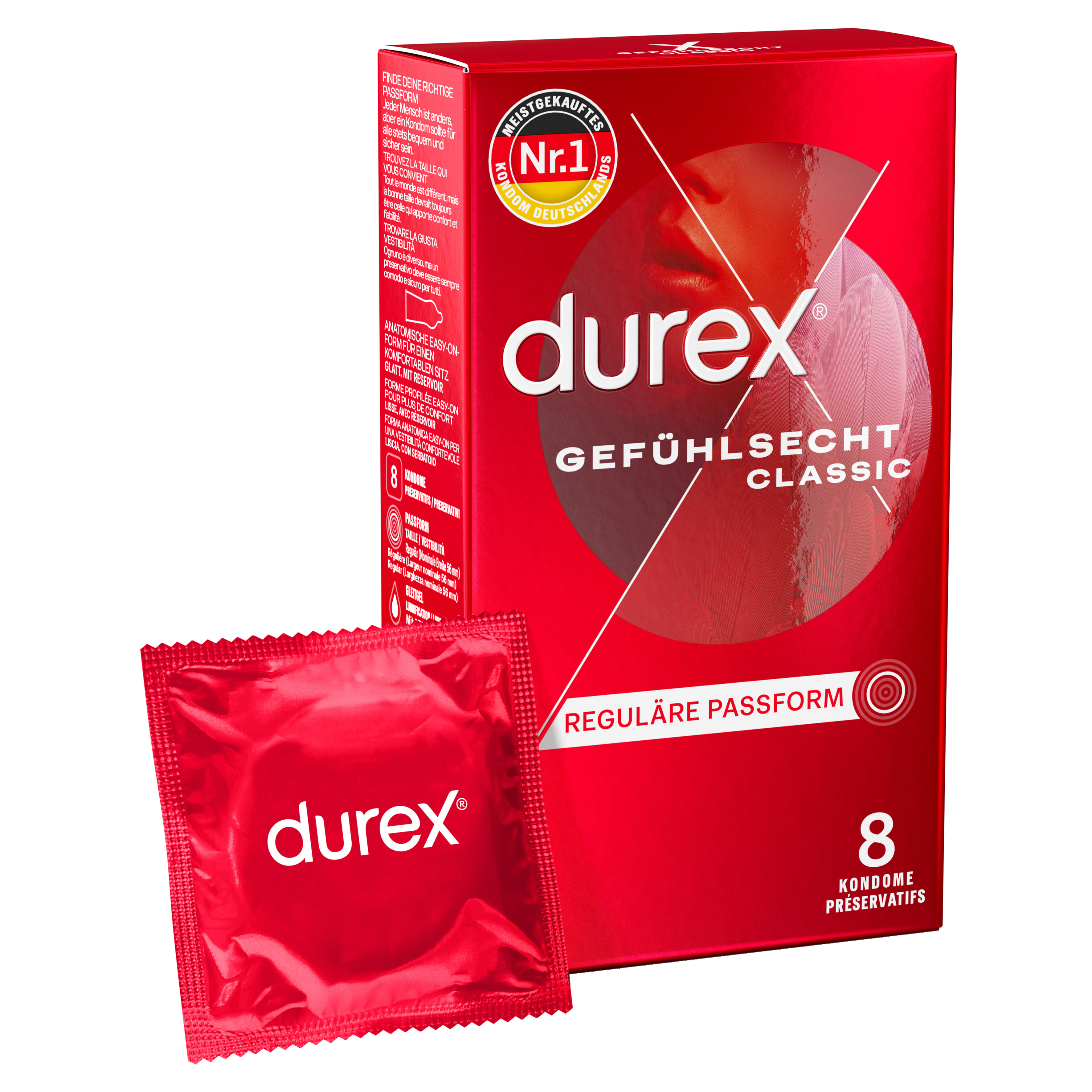 DUREX Gefühlsecht Classic 8 St. -New Design-